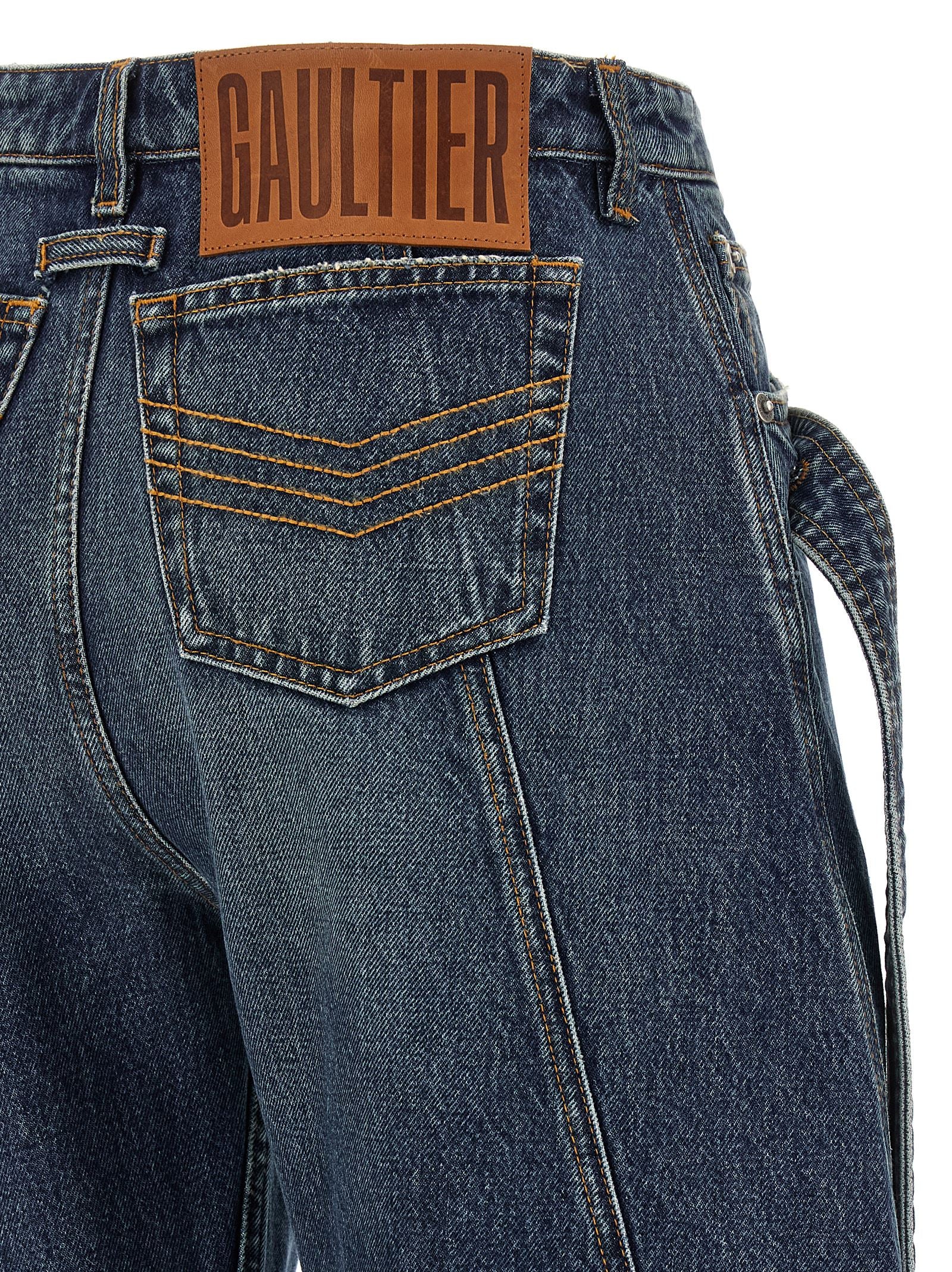 Jean Paul Gaultier Blue Cotton Jeans Denim
