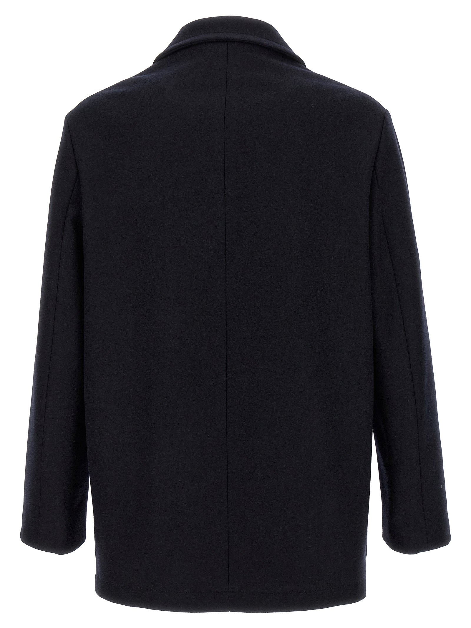 BARENA Blue Wool Coat