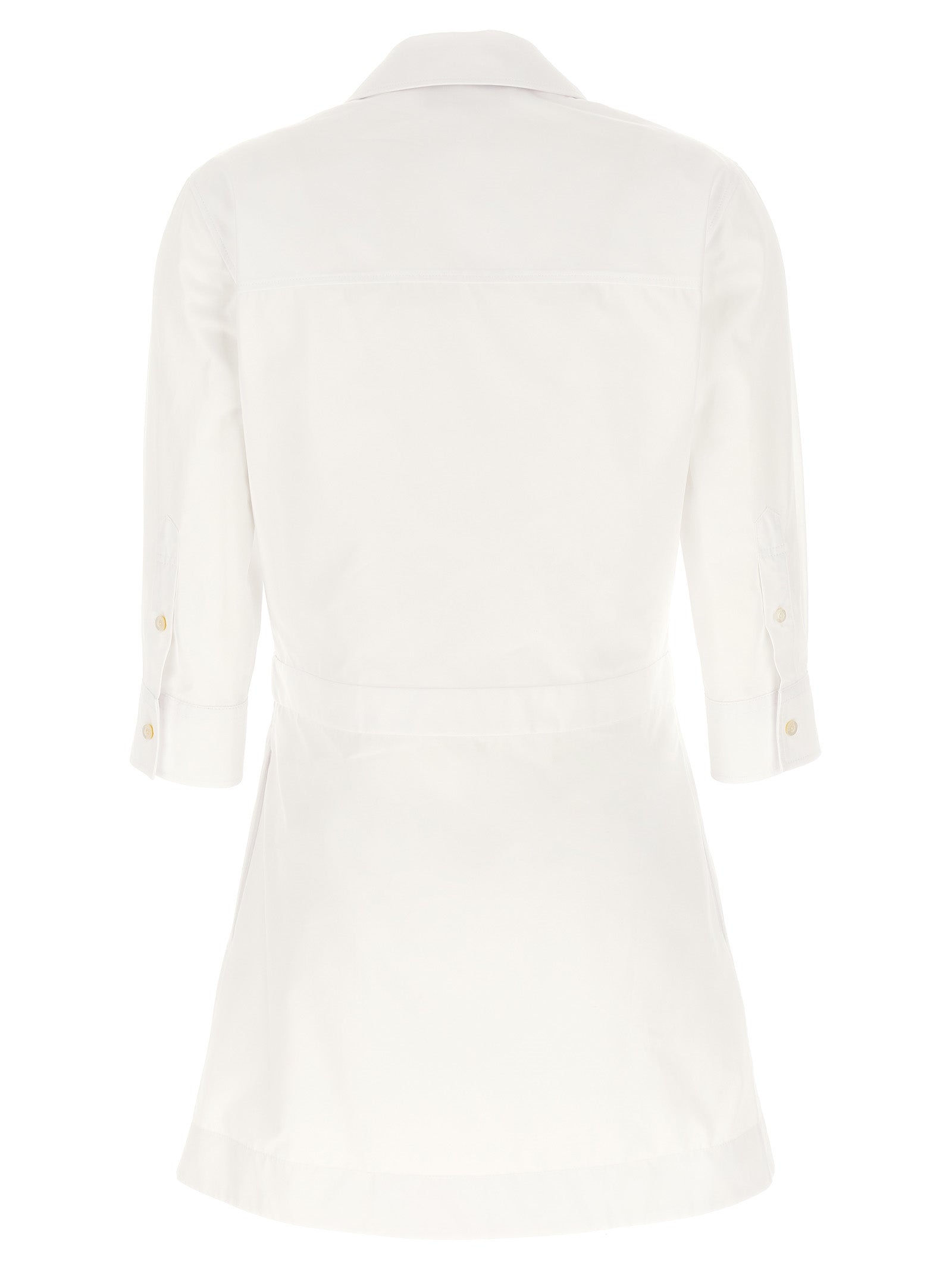 Gucci White Cotton Short Dress