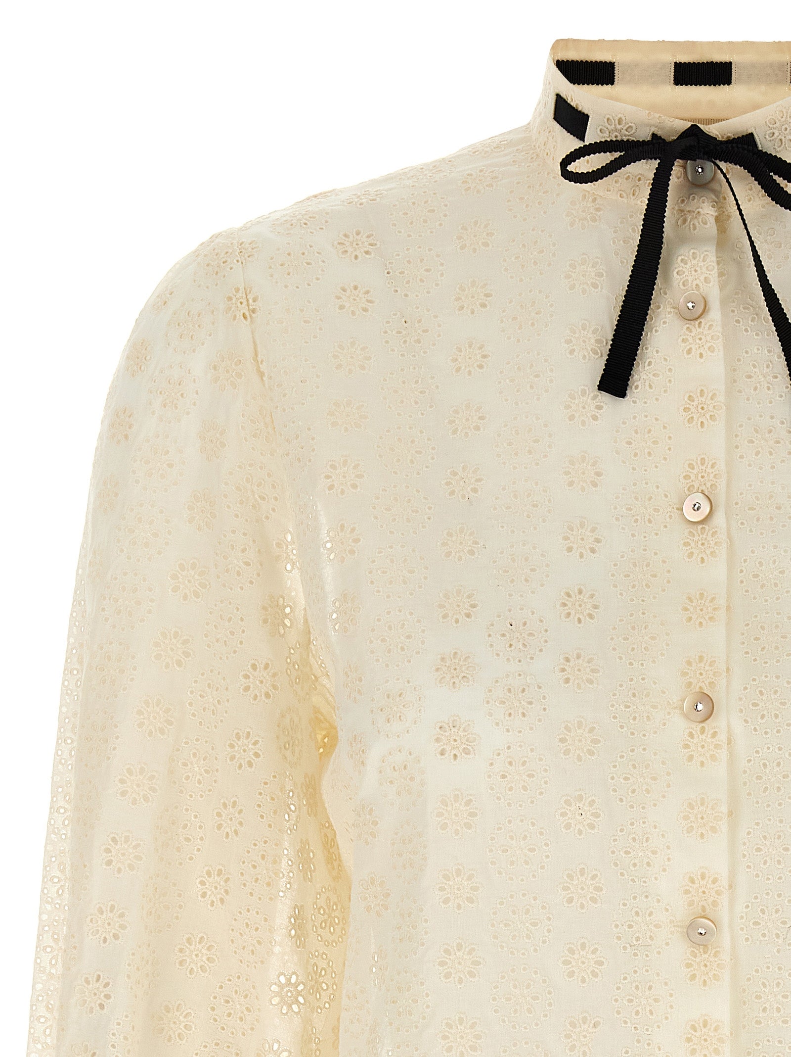 Valentino Garavani White Cotton Blouse