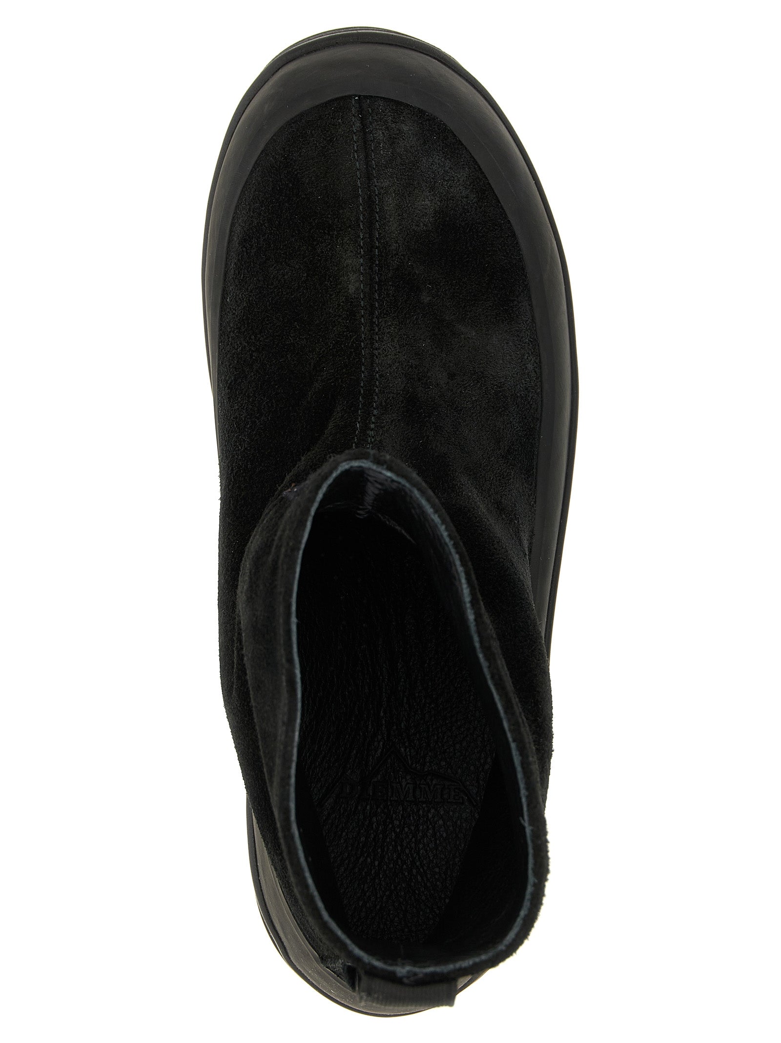 Stone Island Black Rubber Ankle Boots