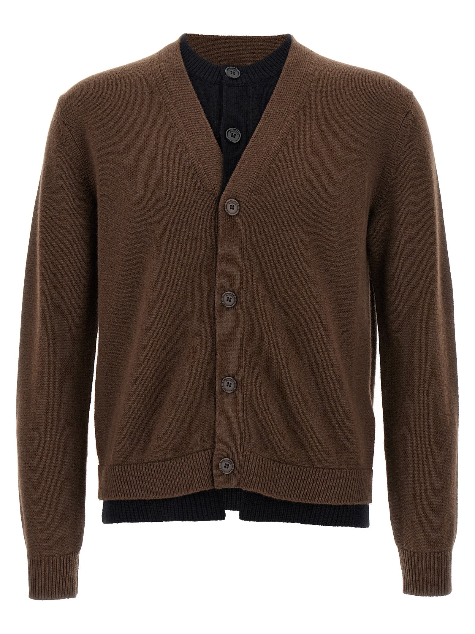 J.W.Anderson Brown Wool Cardigan