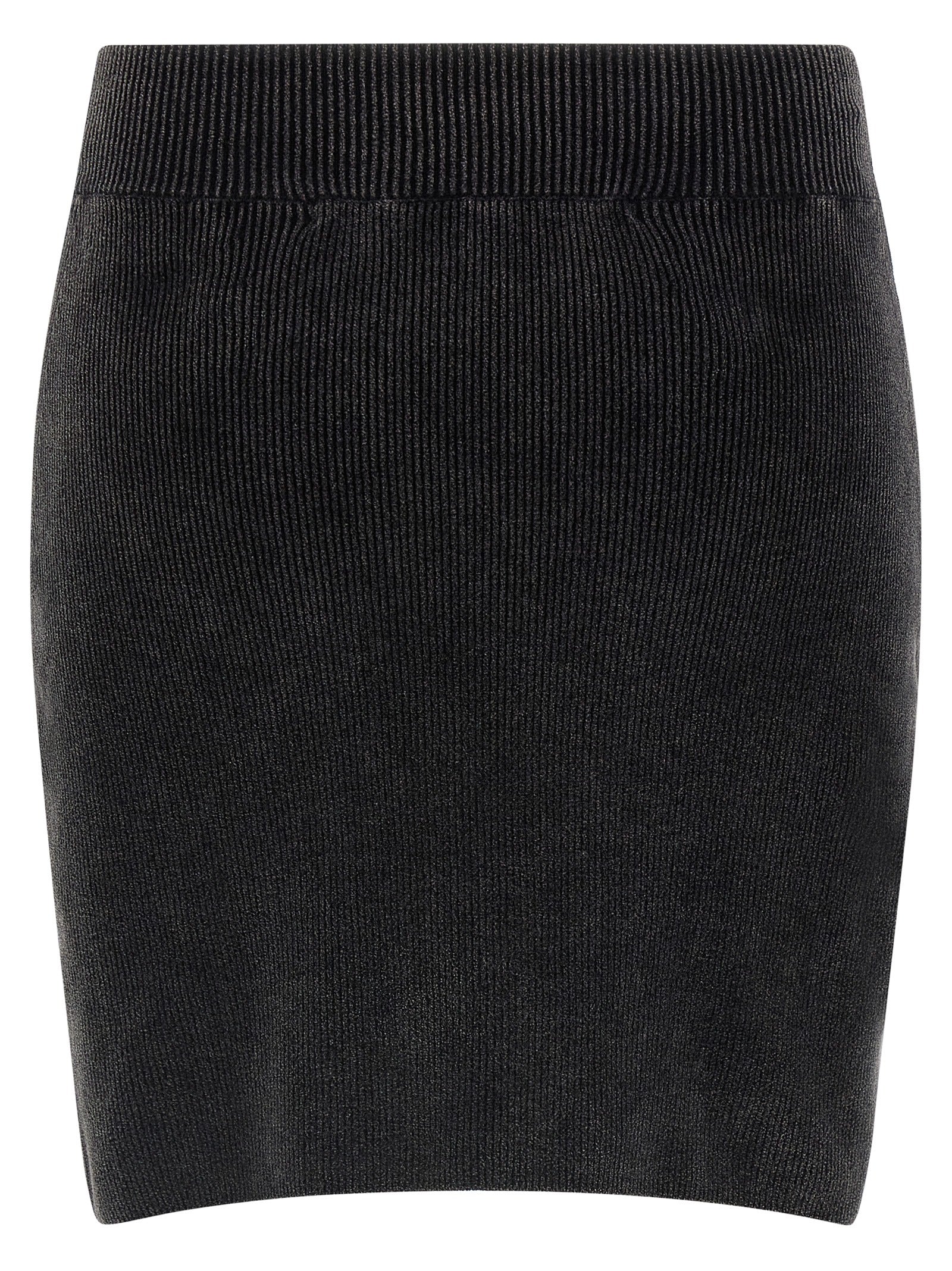 Alexander Wang Black Cotton Long Skirt