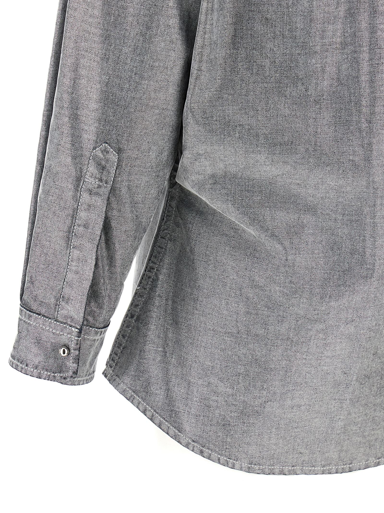 Darkpark Silver Cotton Blouse