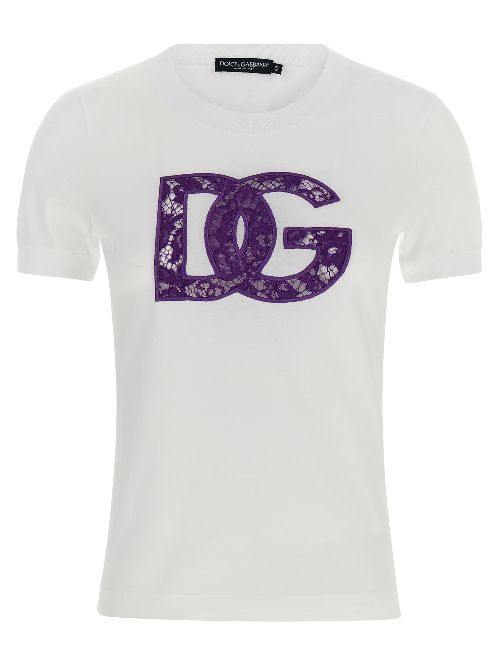 Dolce & Gabbana White Cotton T-Shirt
