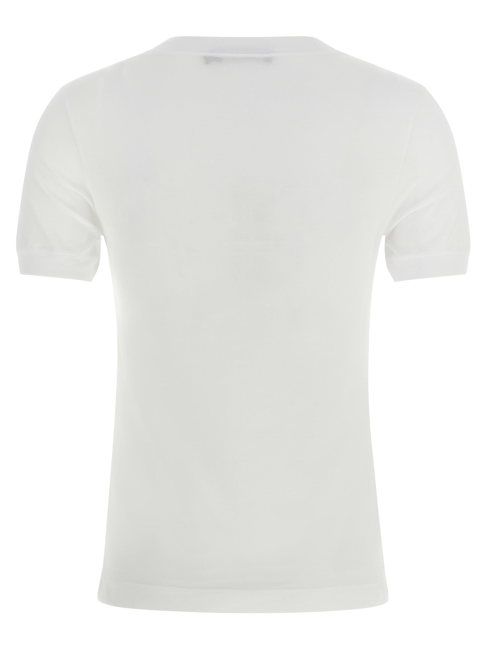 Dolce & Gabbana White Cotton T-Shirt