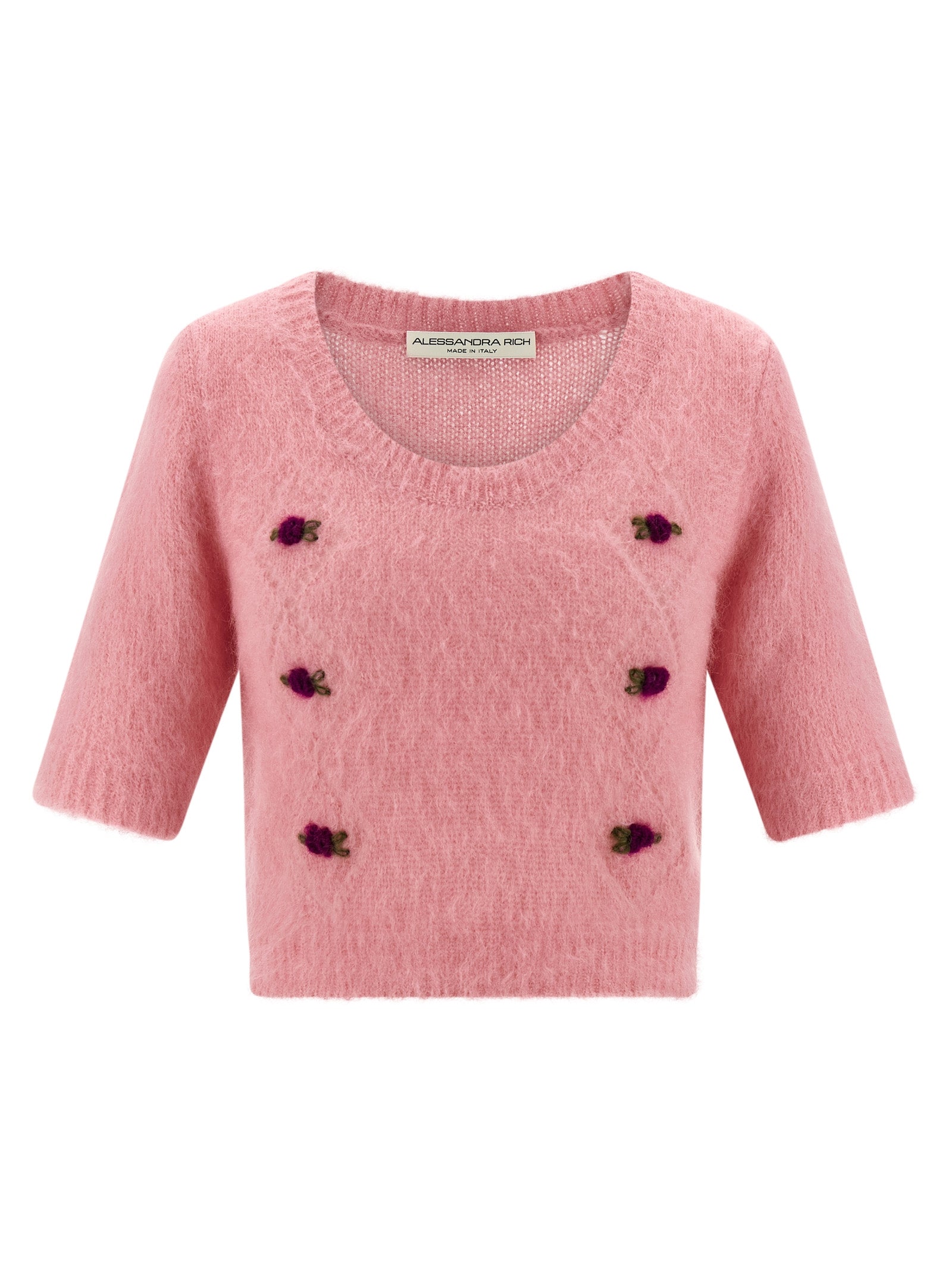 Alessandra Rich Multicolor Wool Cardigan