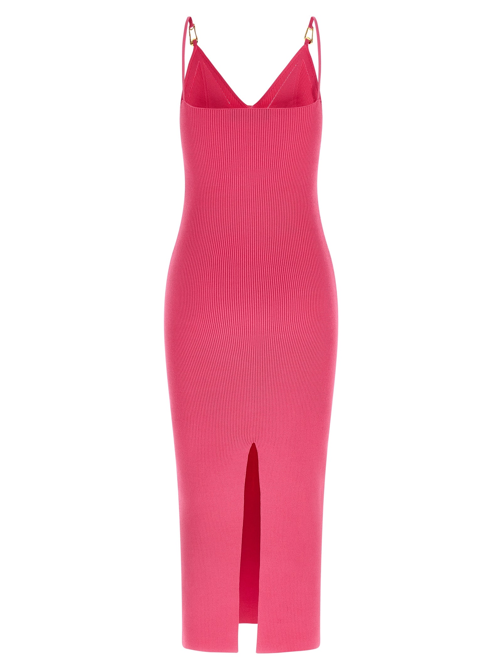 Versace Fuchsia Viscose Midi Dress