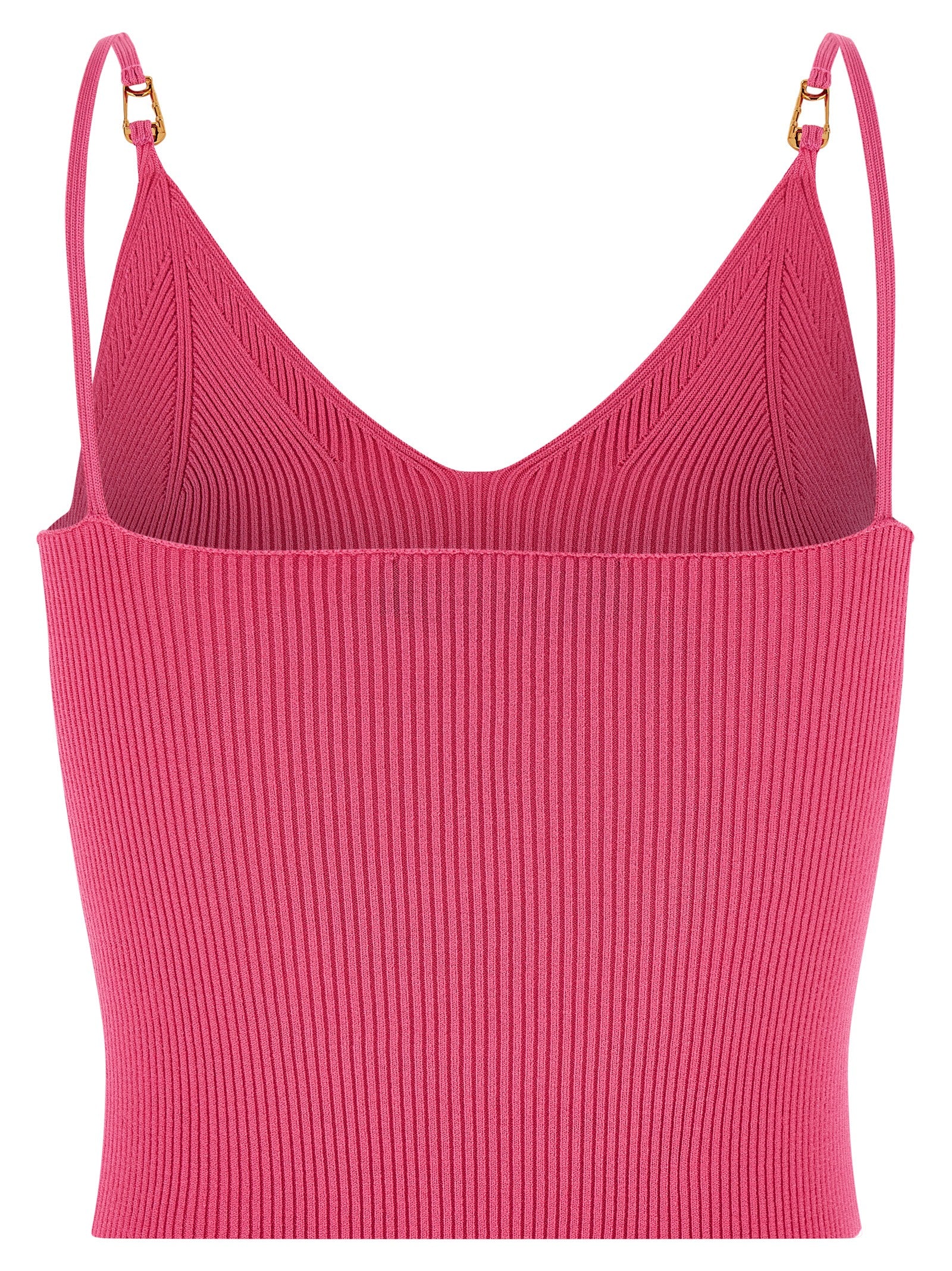 Versace Fuchsia Viscose Sleeveles T-Shirt