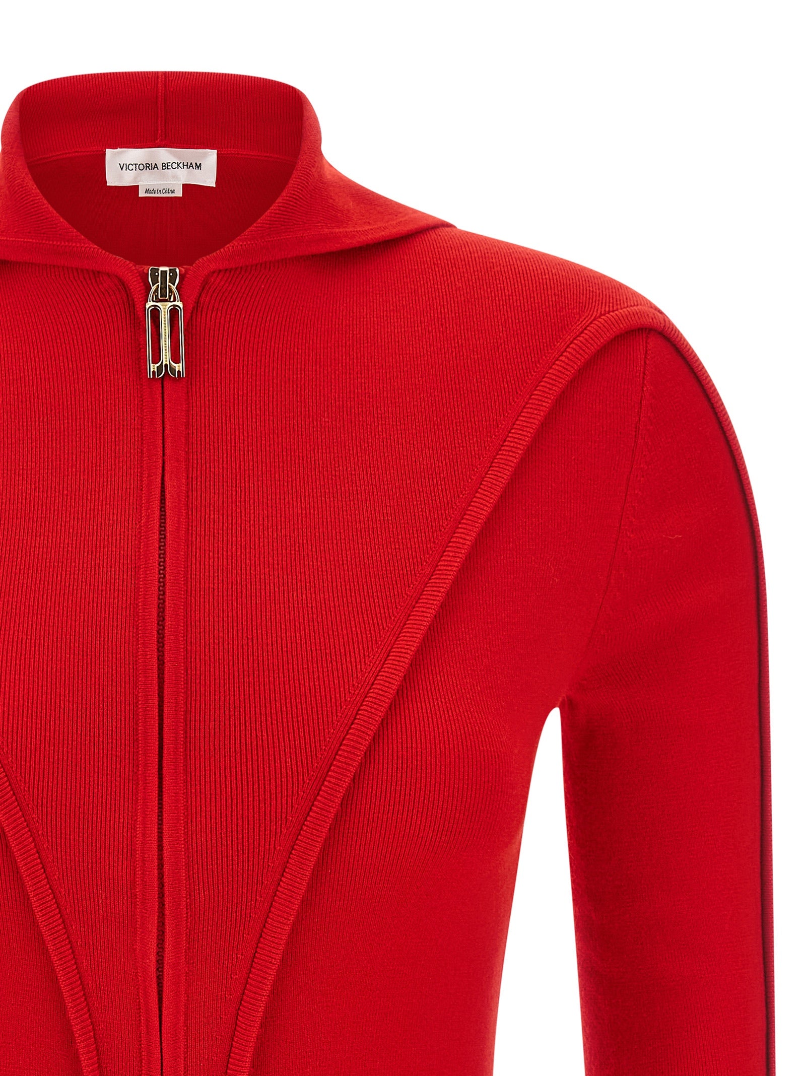 Victoria Beckham Multicolor Wool Cardigan