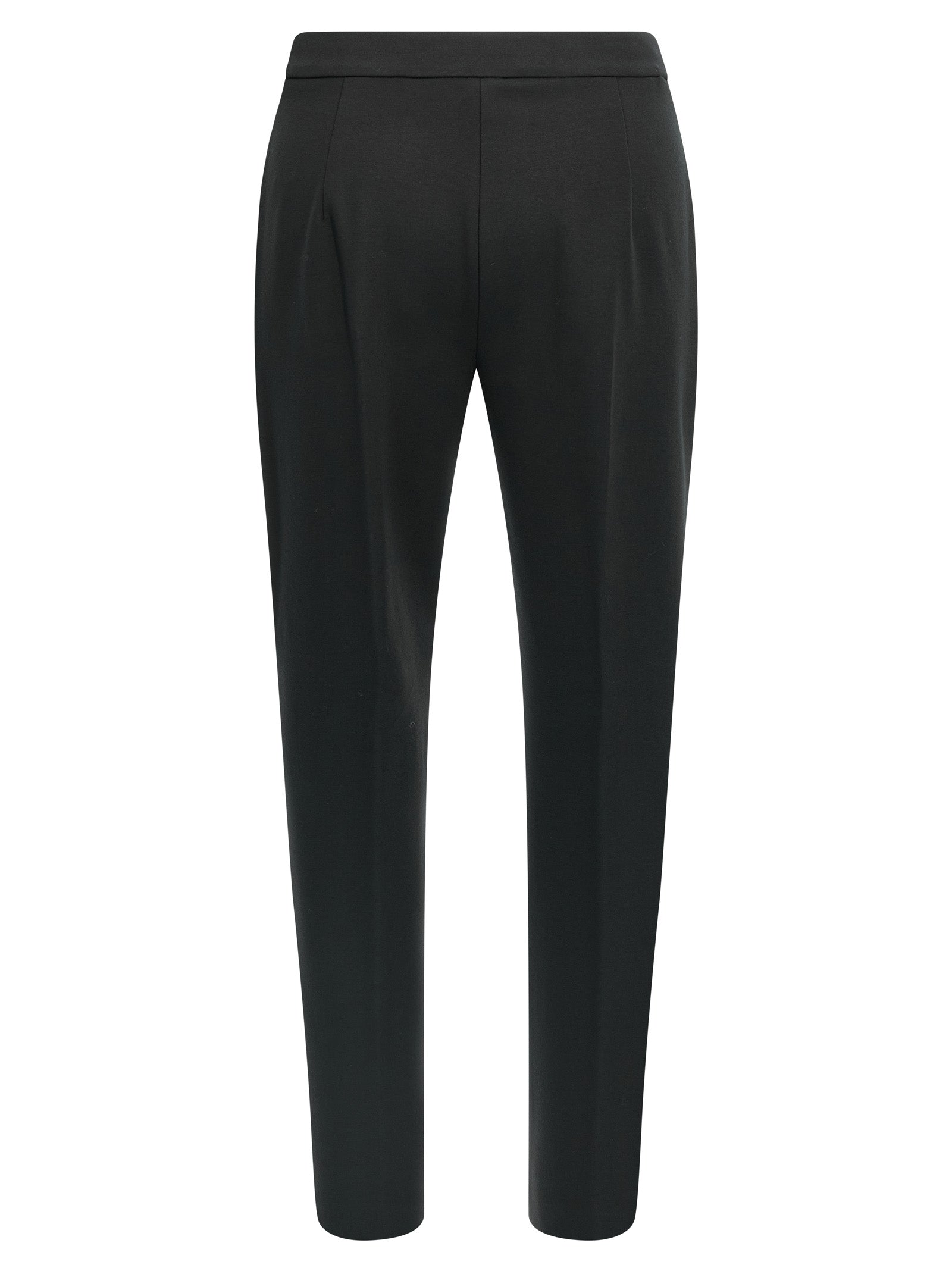 Max Mara Black Viscose Casual Pants