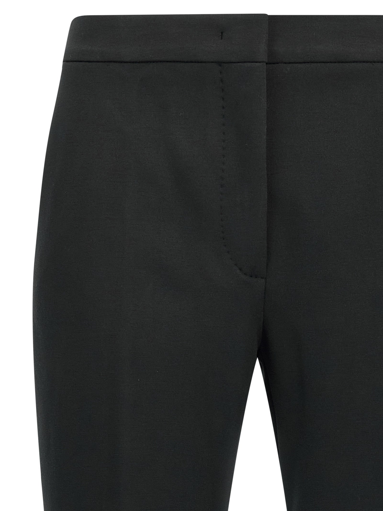Max Mara Black Viscose Casual Pants