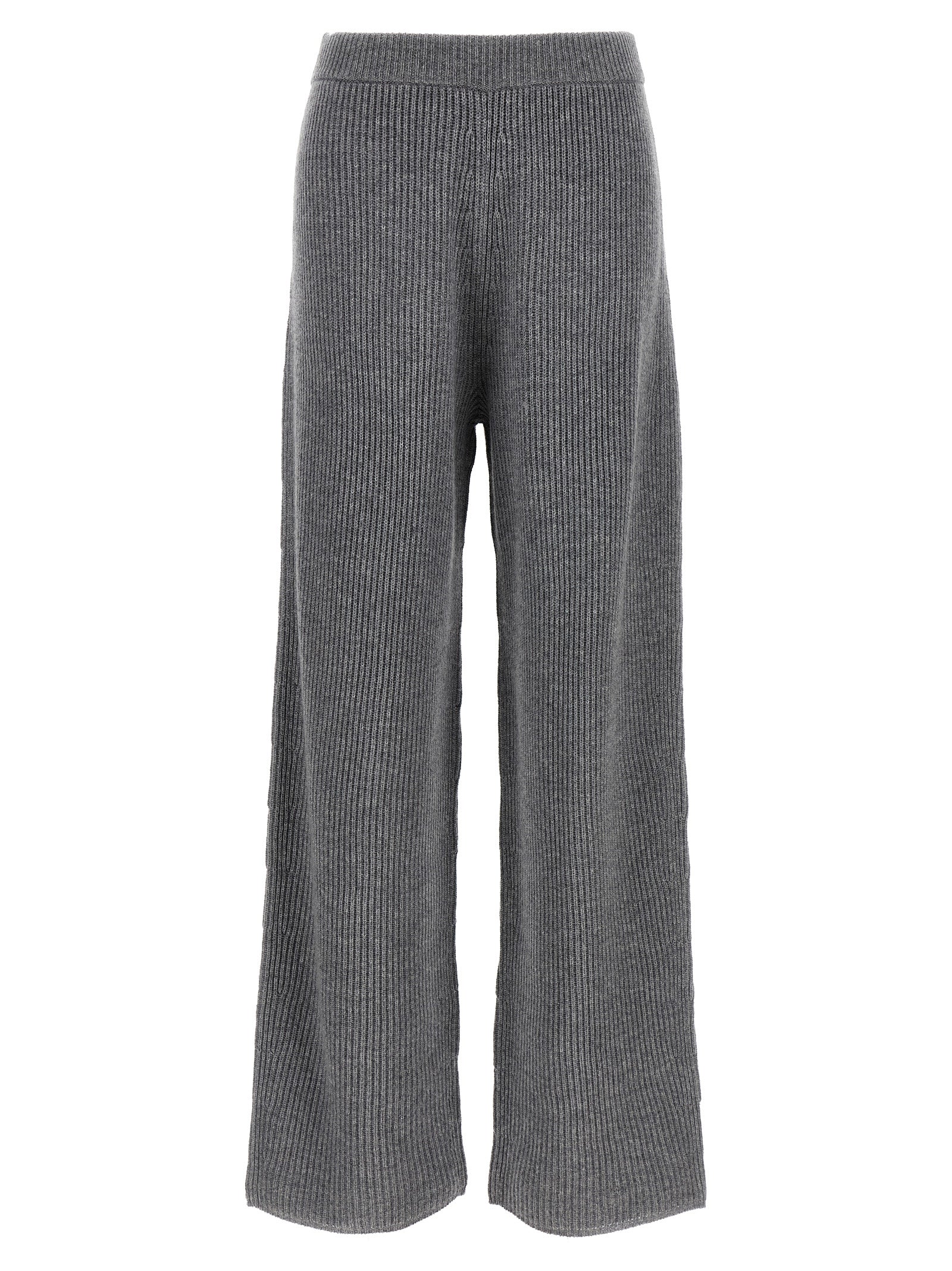 Sportmax Gray Wool Casual Pants