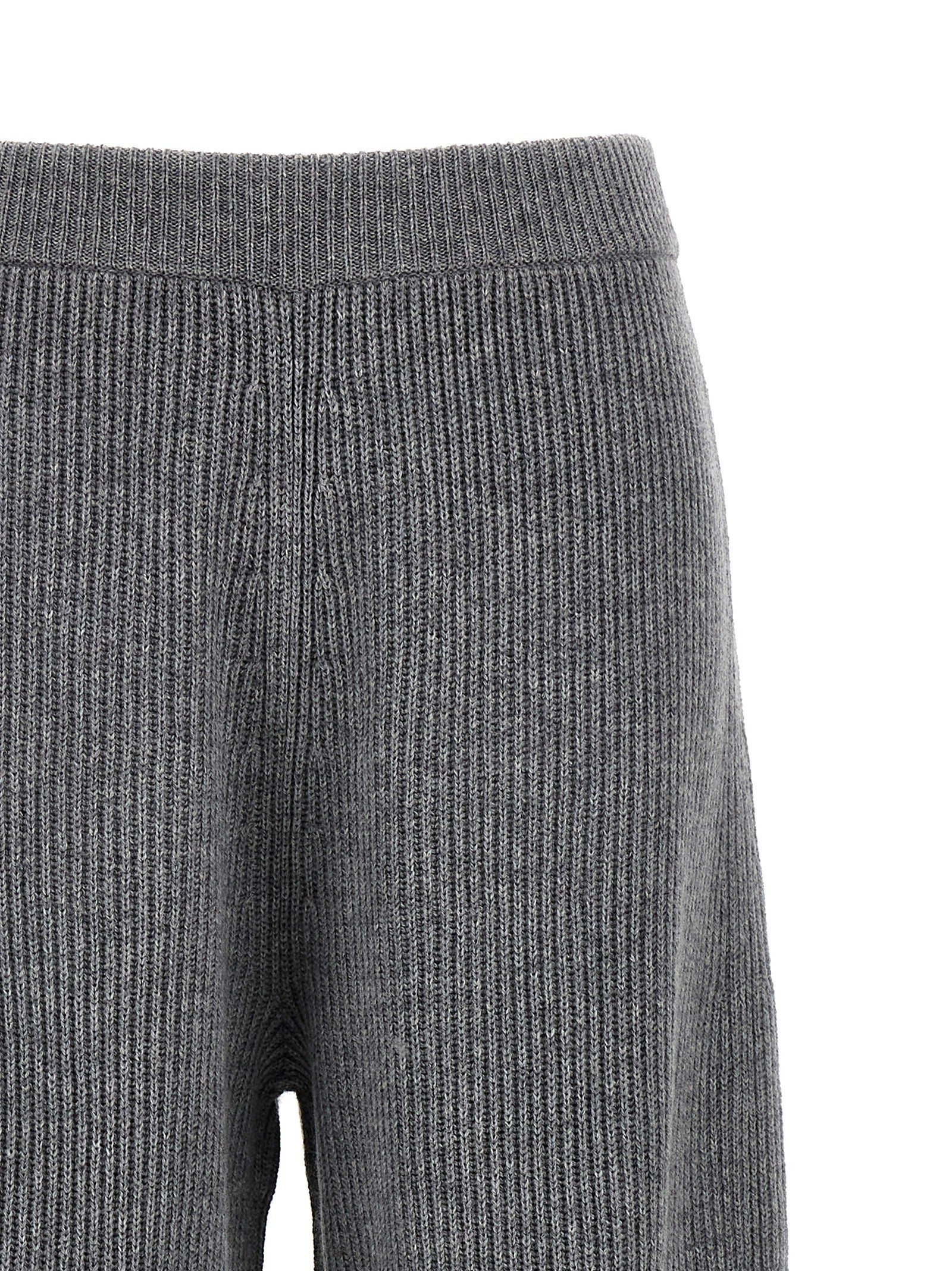 Sportmax Gray Wool Casual Pants