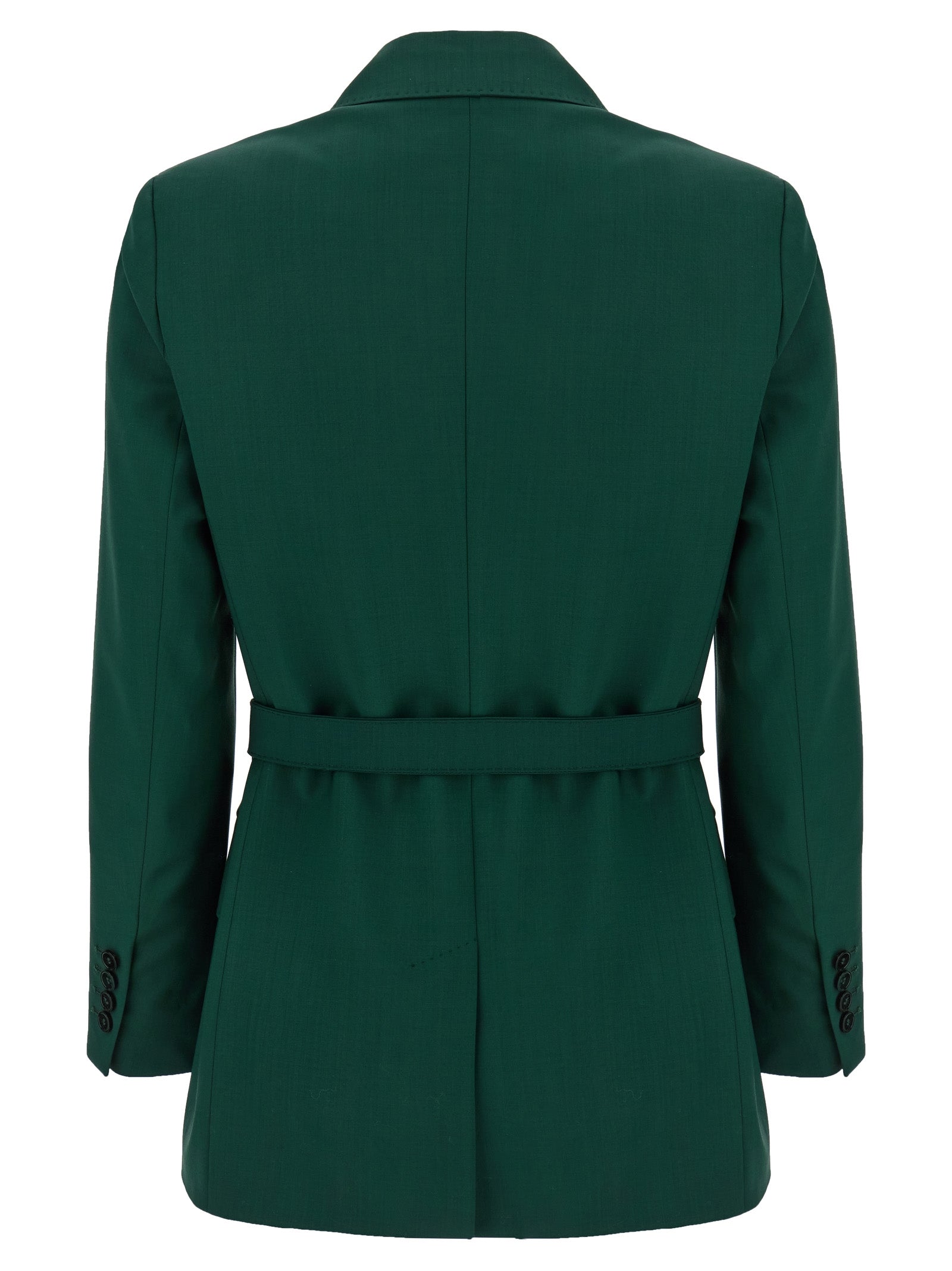 Max Mara Bicolor Virgin Wool Blazer