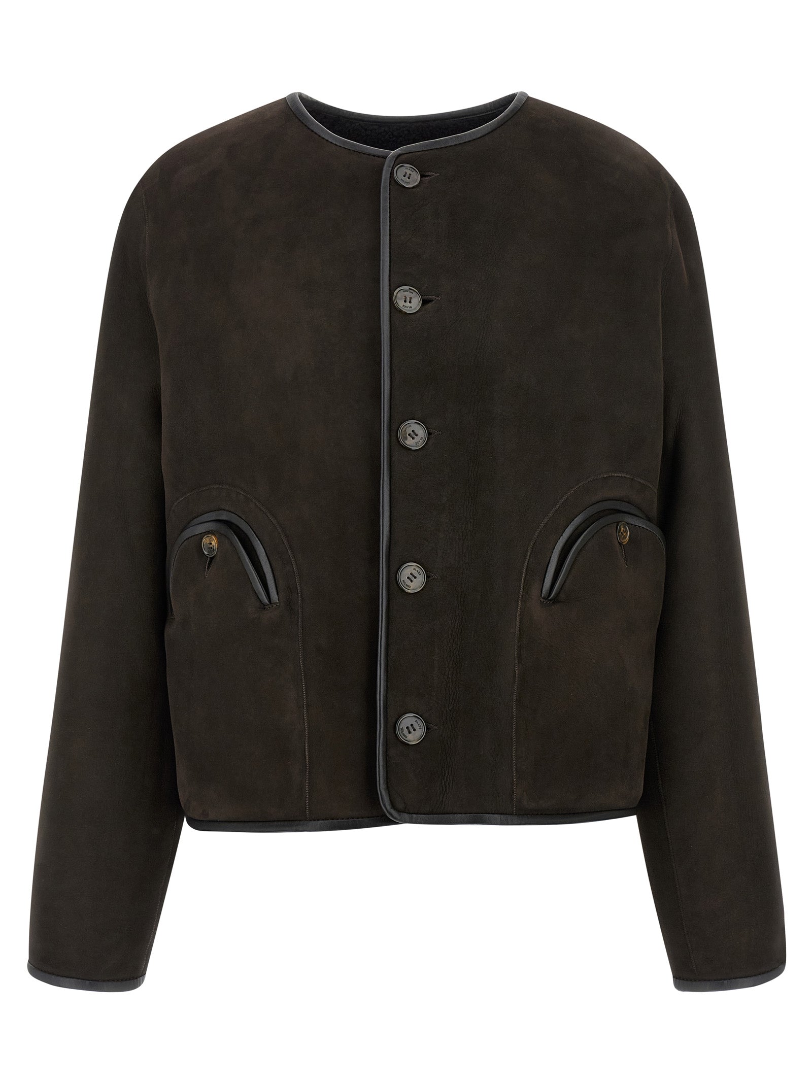 Blazé Milano Black Lamb Leather Shell Jacket