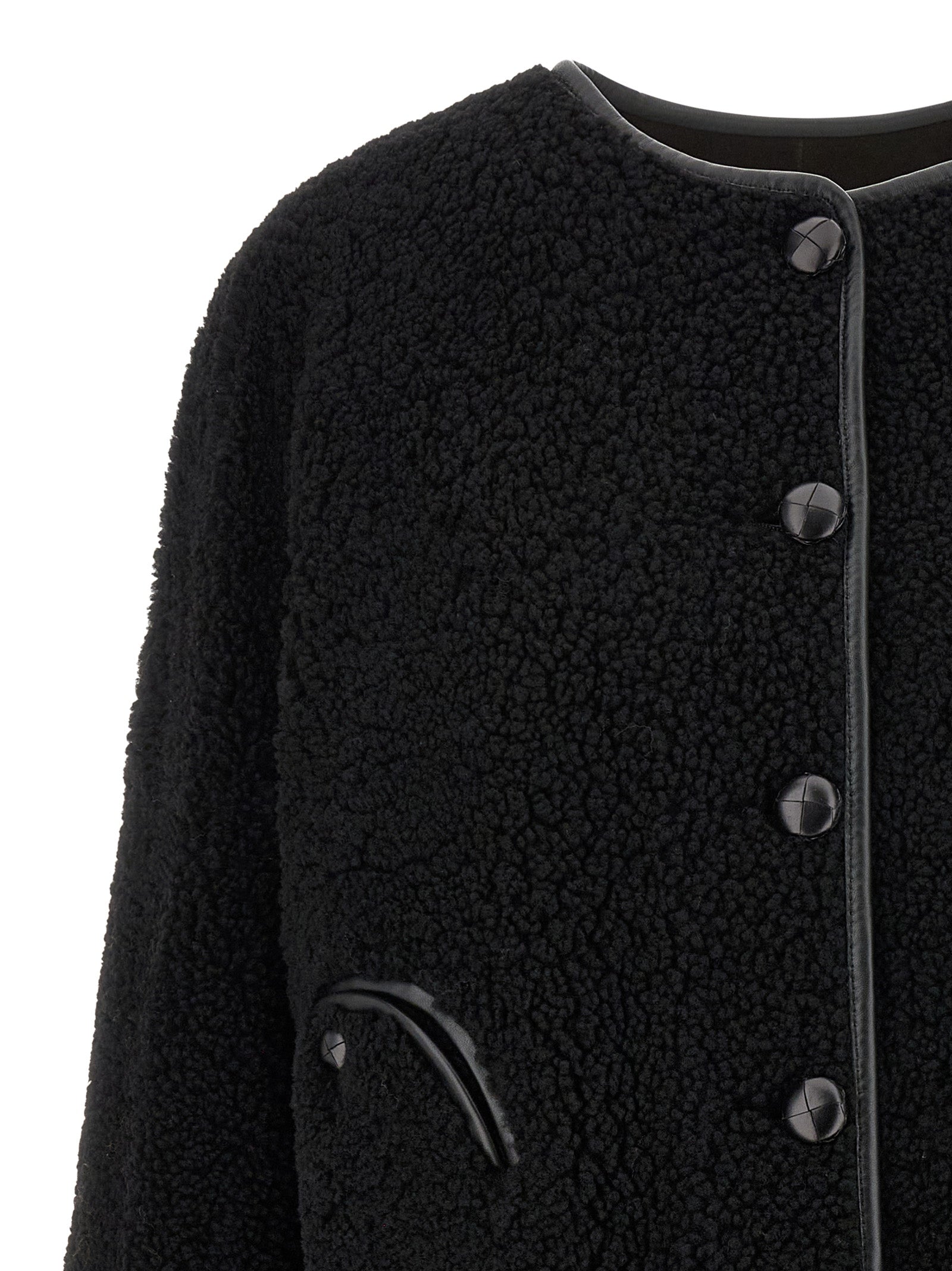 Blazé Milano Black Lamb Leather Shell Jacket