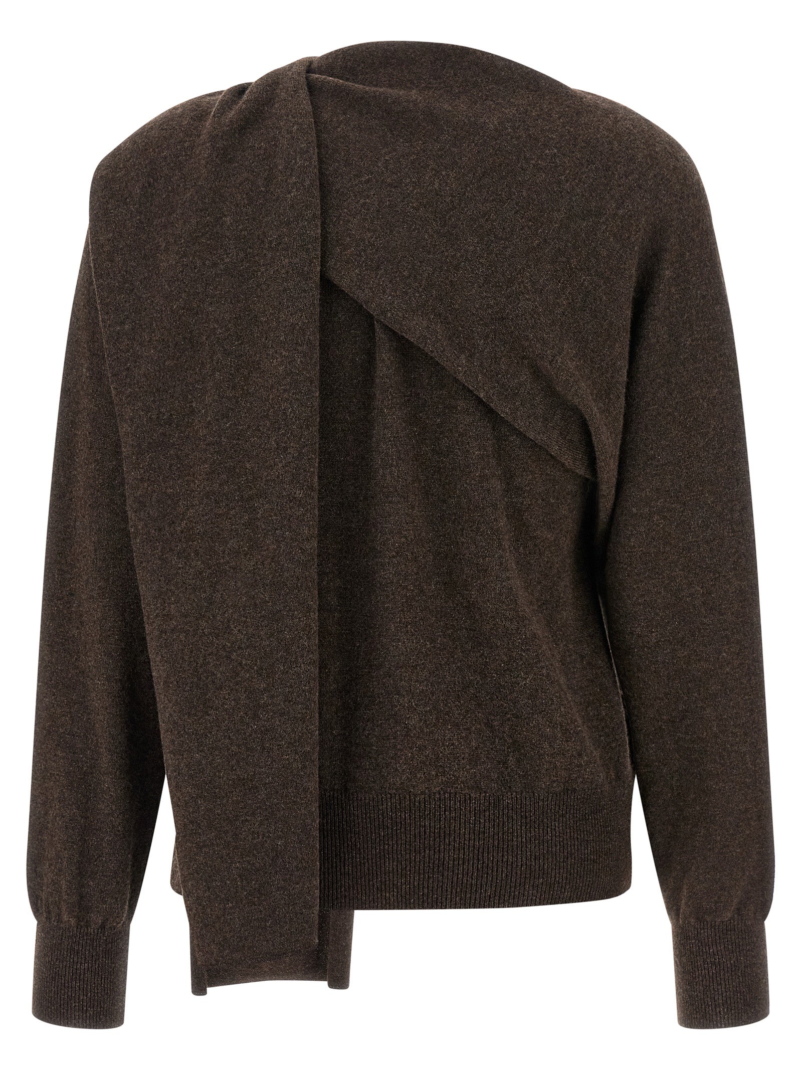 Ferragamo Brown Cashmere Cardigan