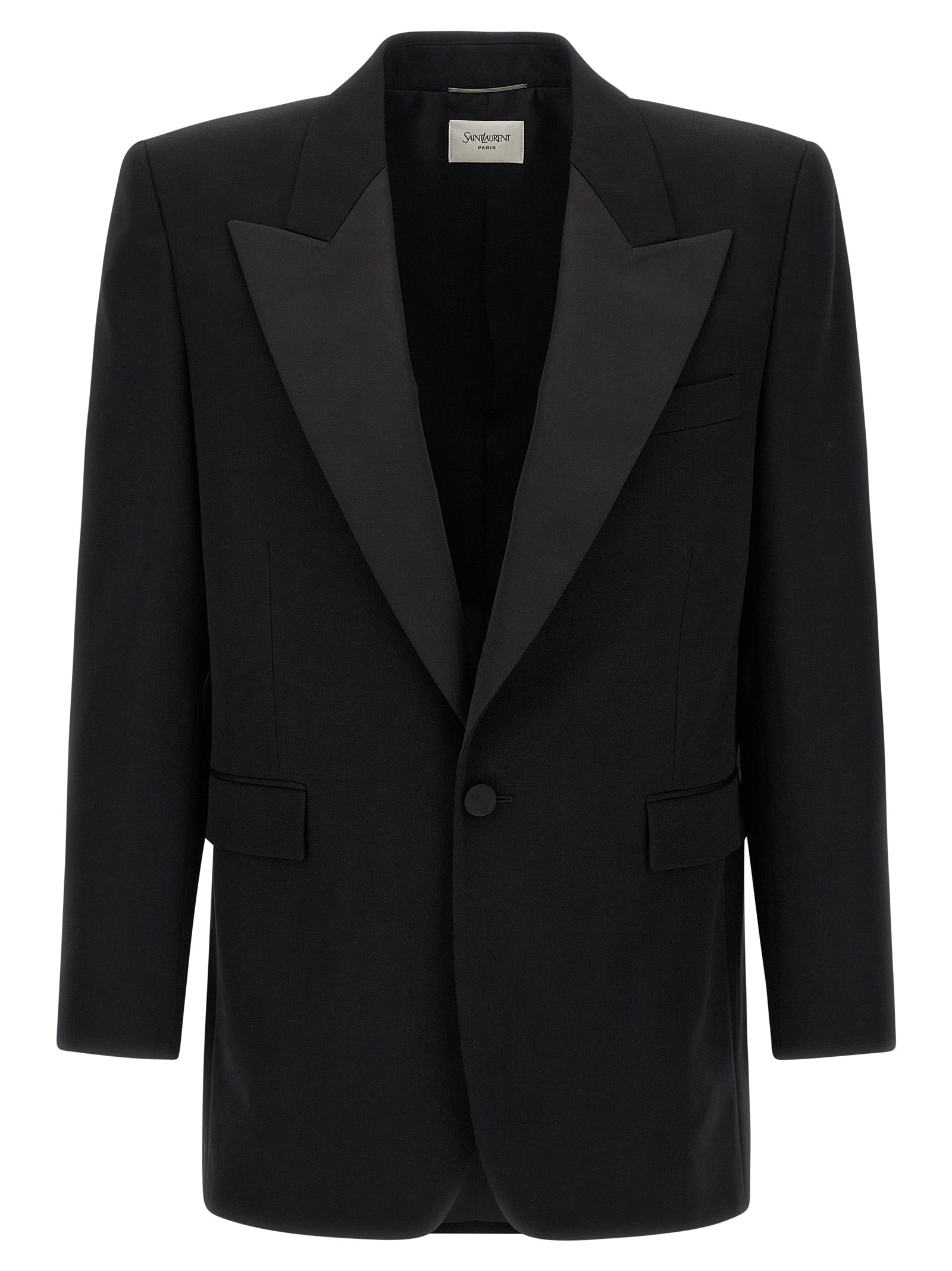Saint Laurent Black Wool Blazer