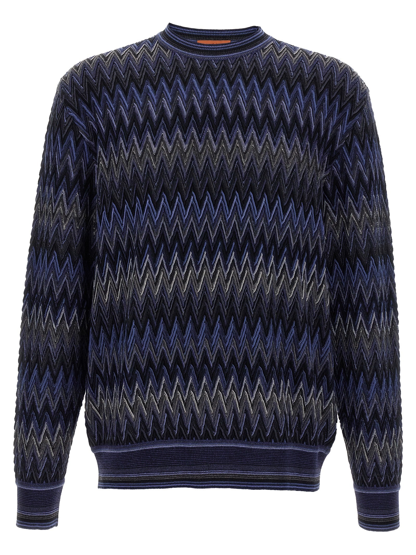 Missoni Blue Wool Cardigan