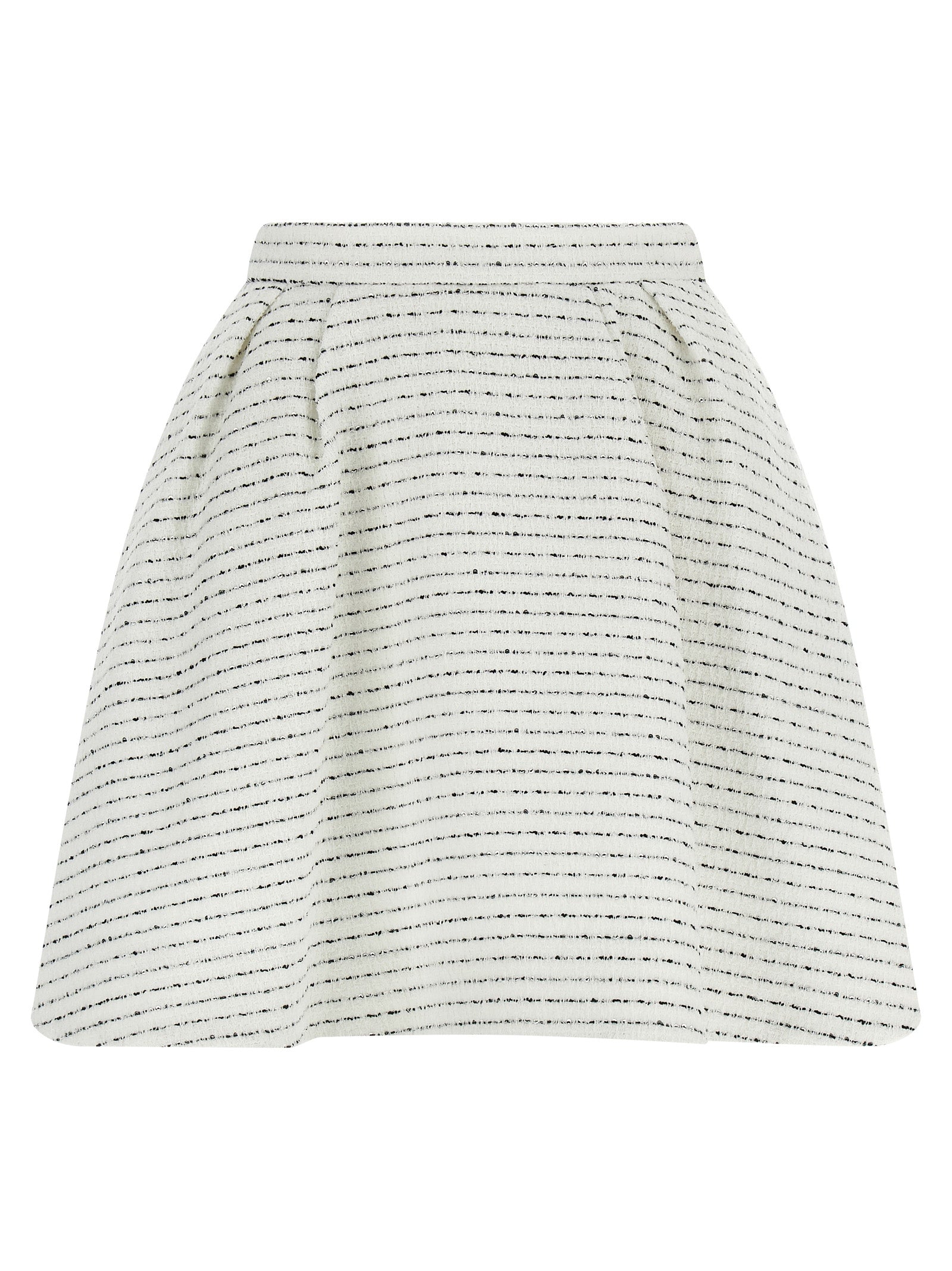 Alessandra Rich White Polyamide Long Skirt
