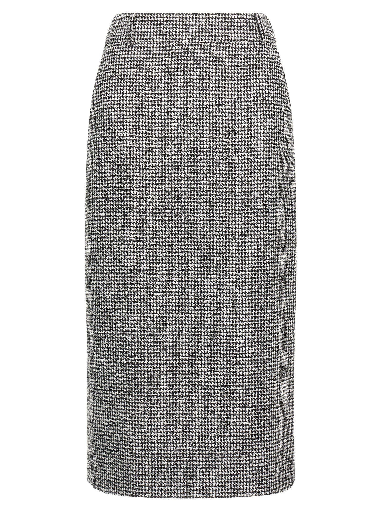 Ermanno Scervino Bicolor Wool Midi Skirt
