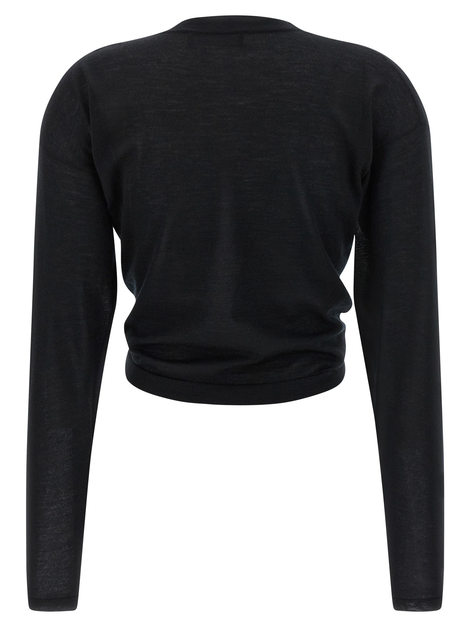 Dolce & Gabbana Black Cashmere Cardigan