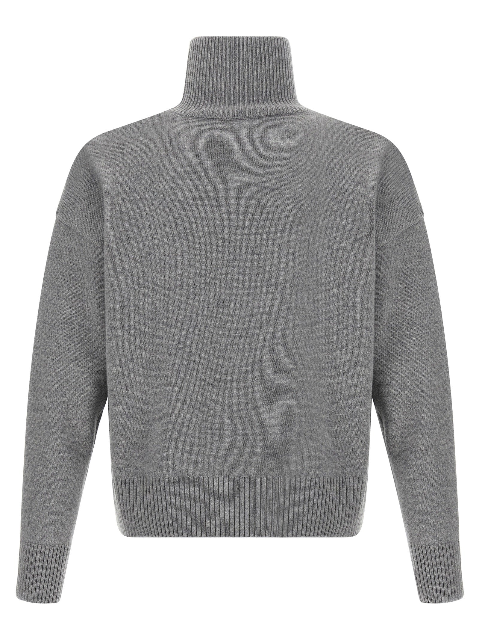 Ami Paris Gray Wool Cardigan