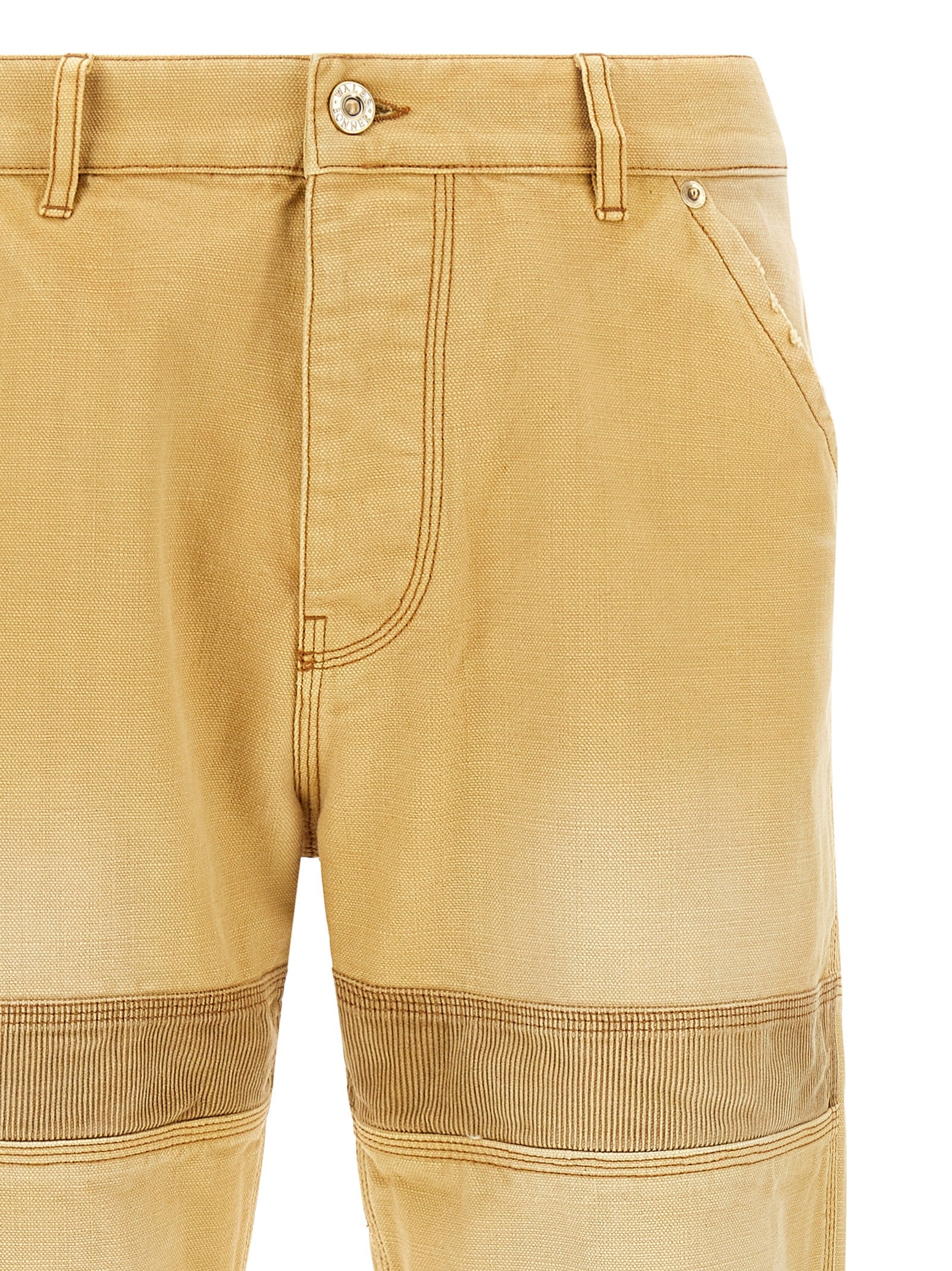 WALES BONNER Beige Cotton Casual Pants