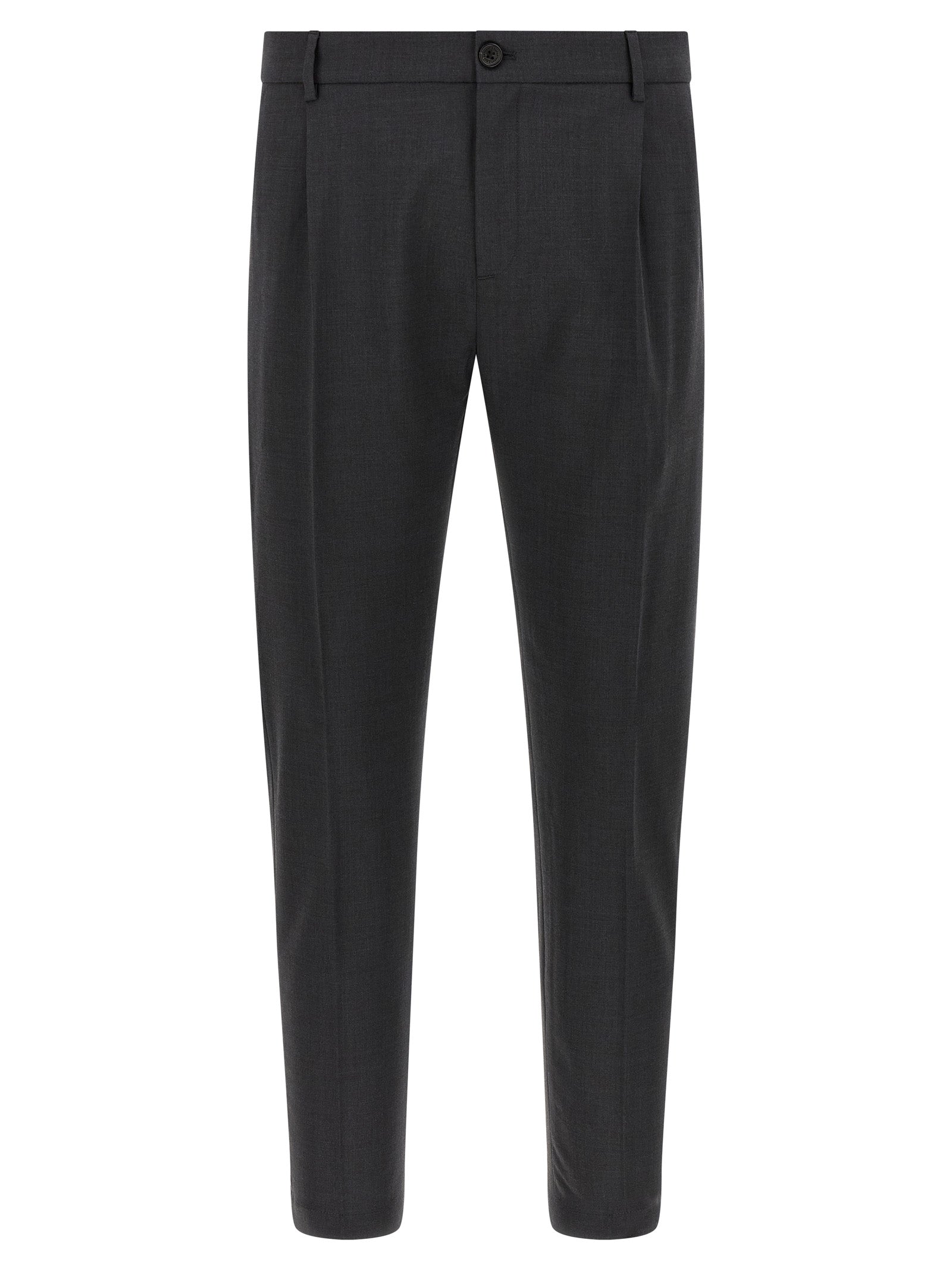 Department 5 Gray Virgin Wool Cropped Pants