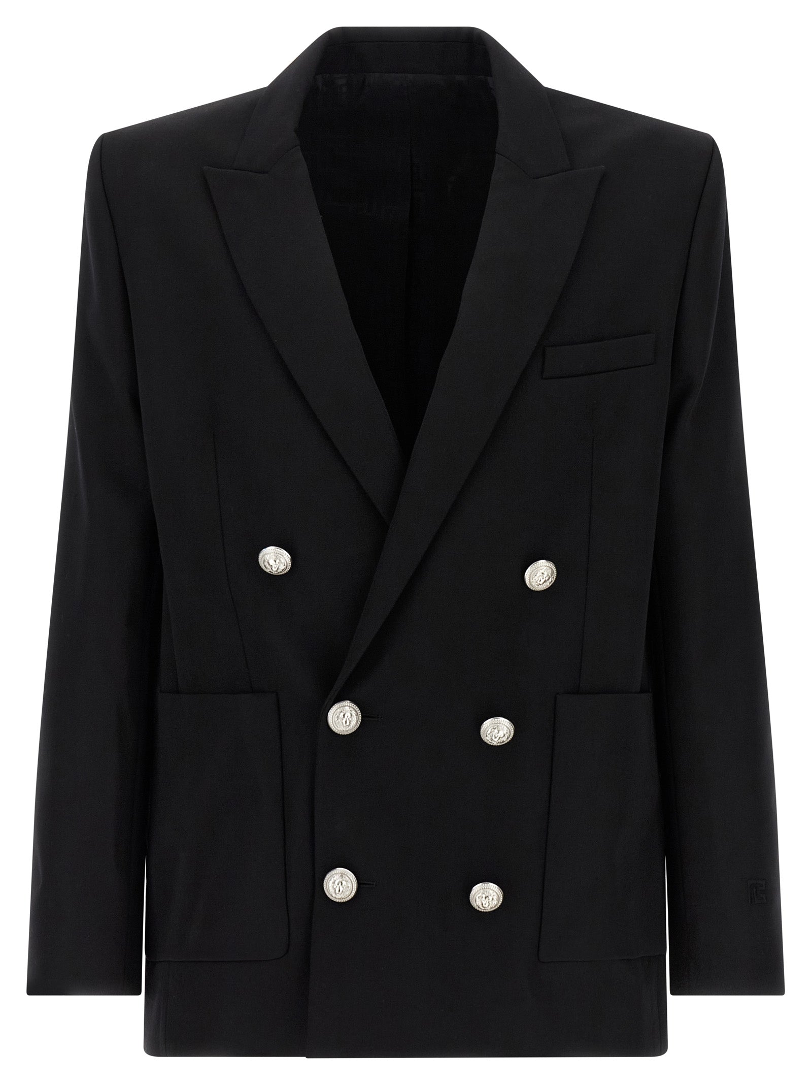 Balmain Black Virgin Wool Blazer