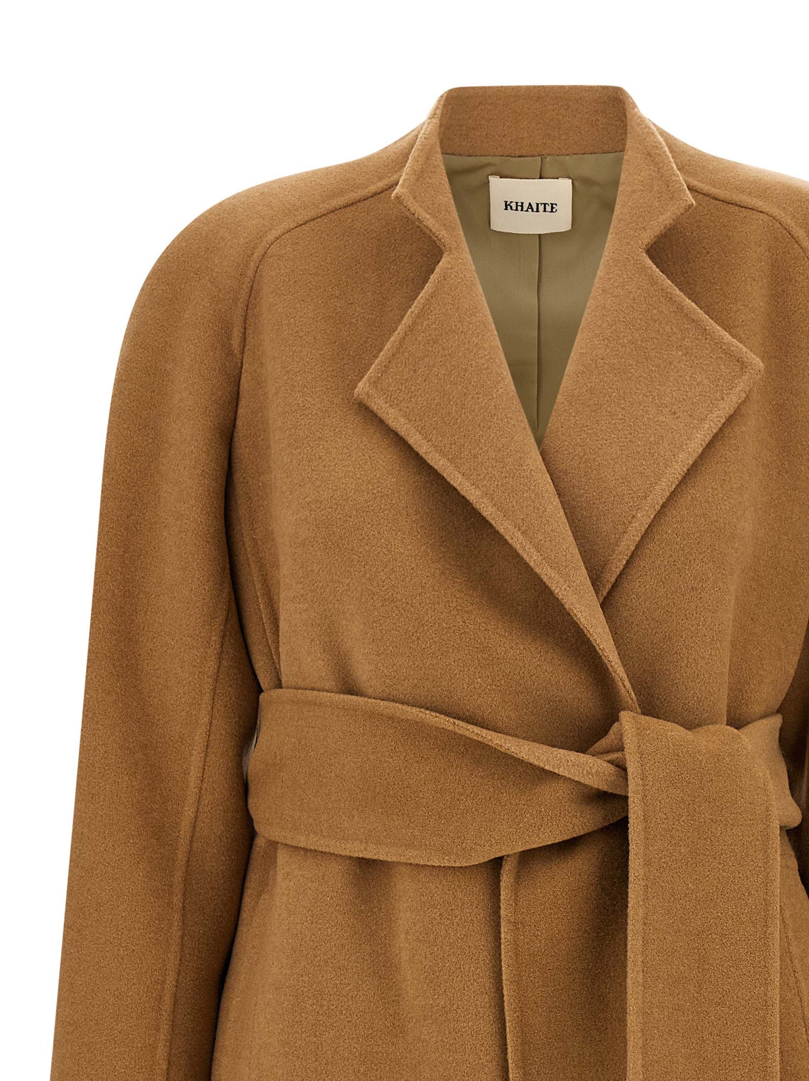 Khaite Brown Wool Coat