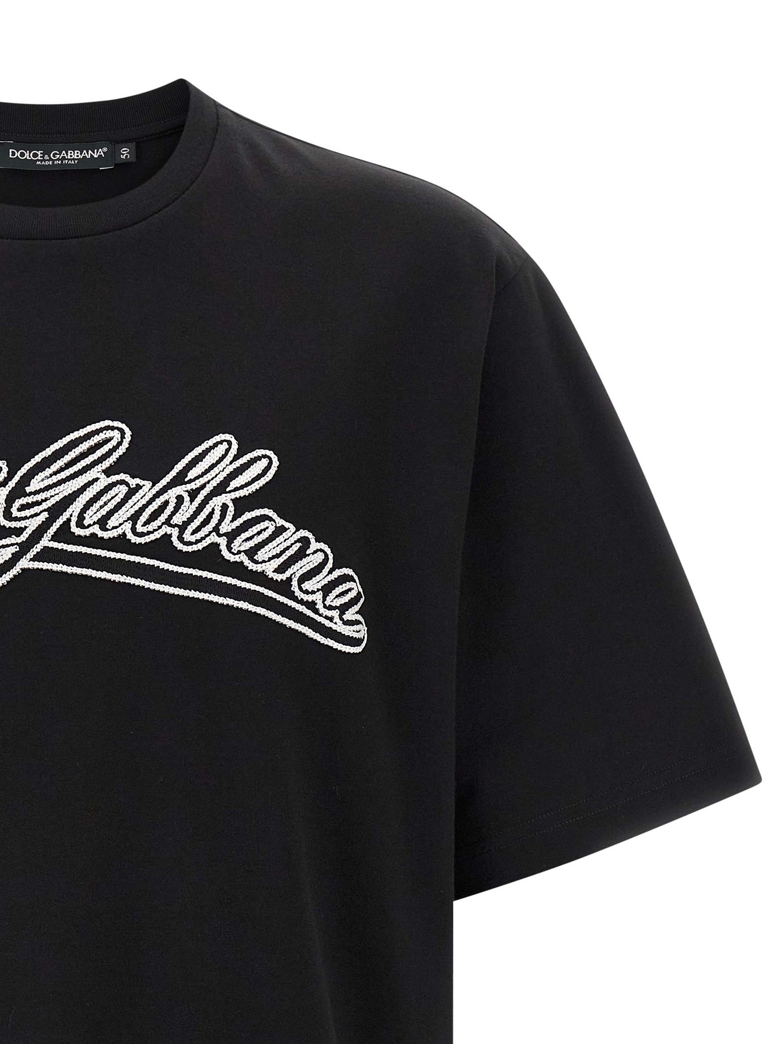 Dolce & Gabbana Bicolor Cotton T-Shirt