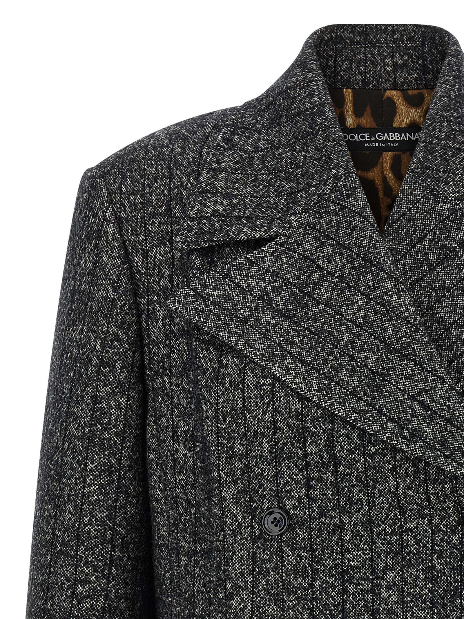 Dolce & Gabbana Bicolor Elastane Blazer