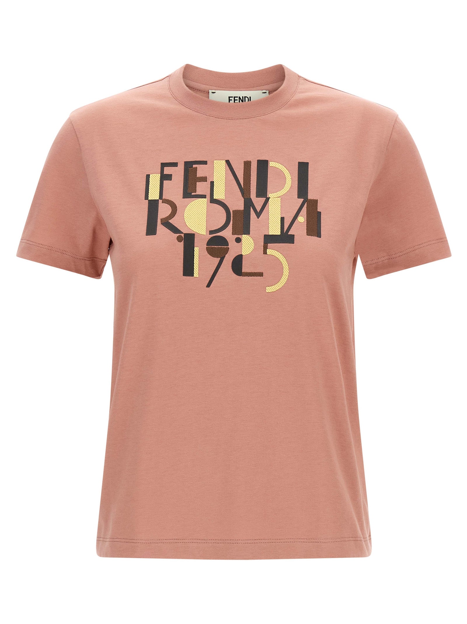 Fendi Multicolor Cotton T-Shirt