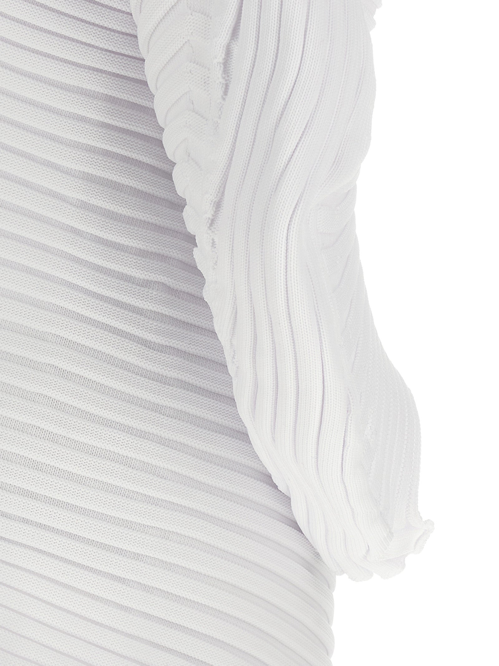 Issey Miyake White Polyester Casual Dress