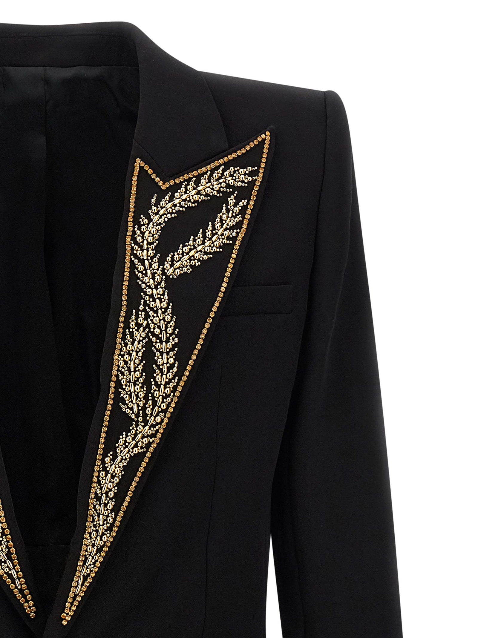 Balmain Black Viscose Blazer