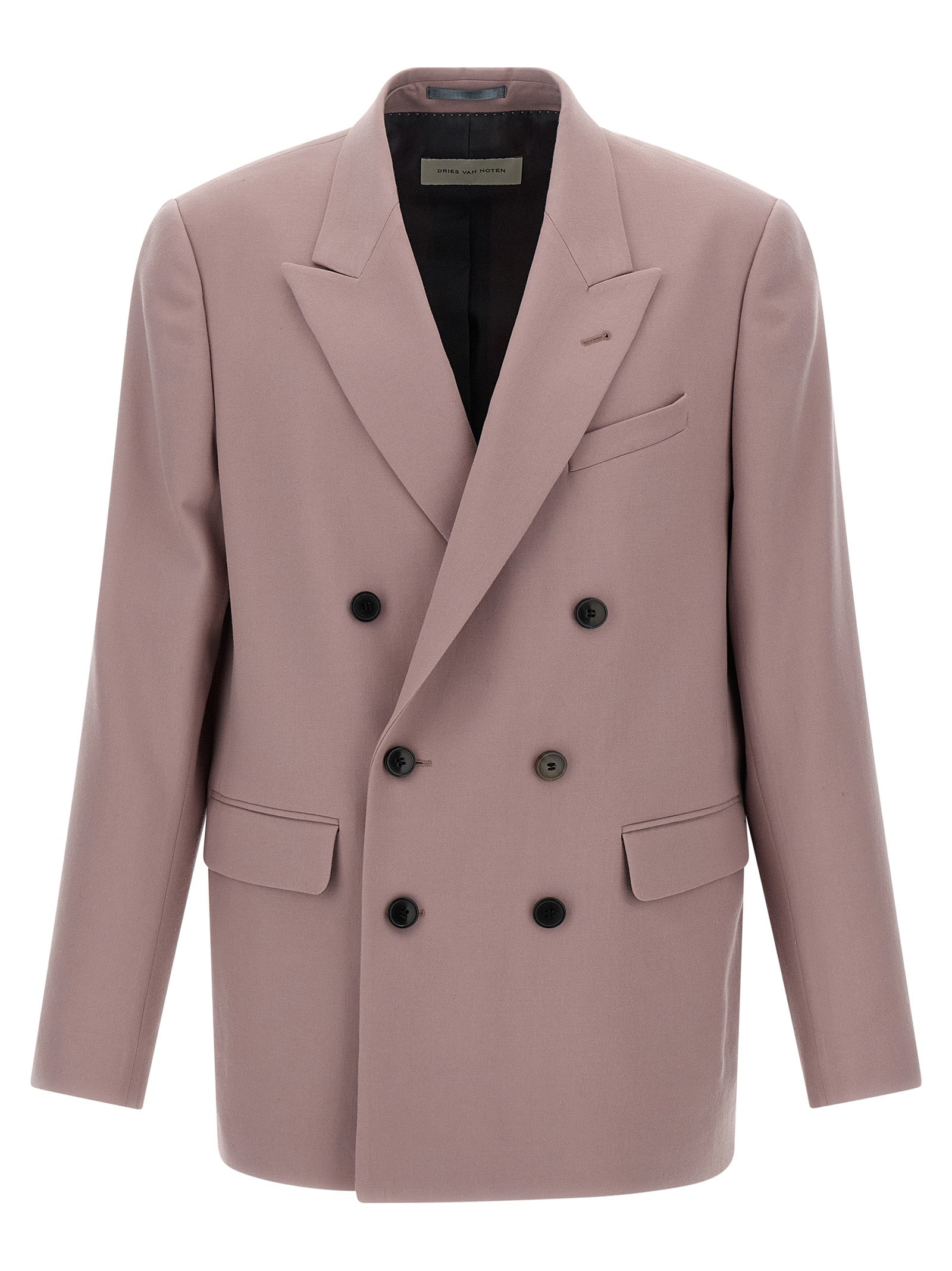 Dries Van Noten Purple Wool Blazer
