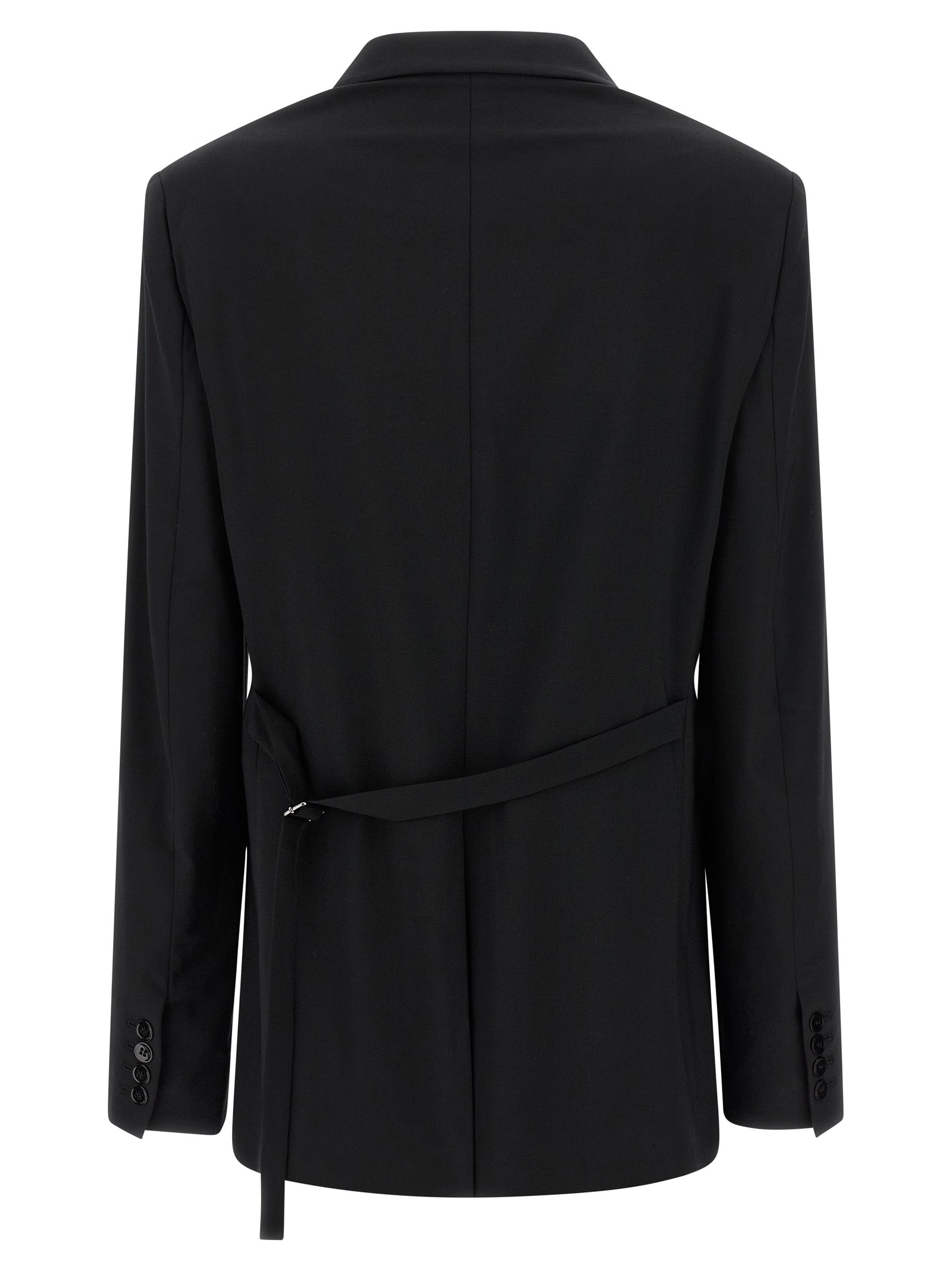 Nensi Dojaka Black Virgin Wool Blazer