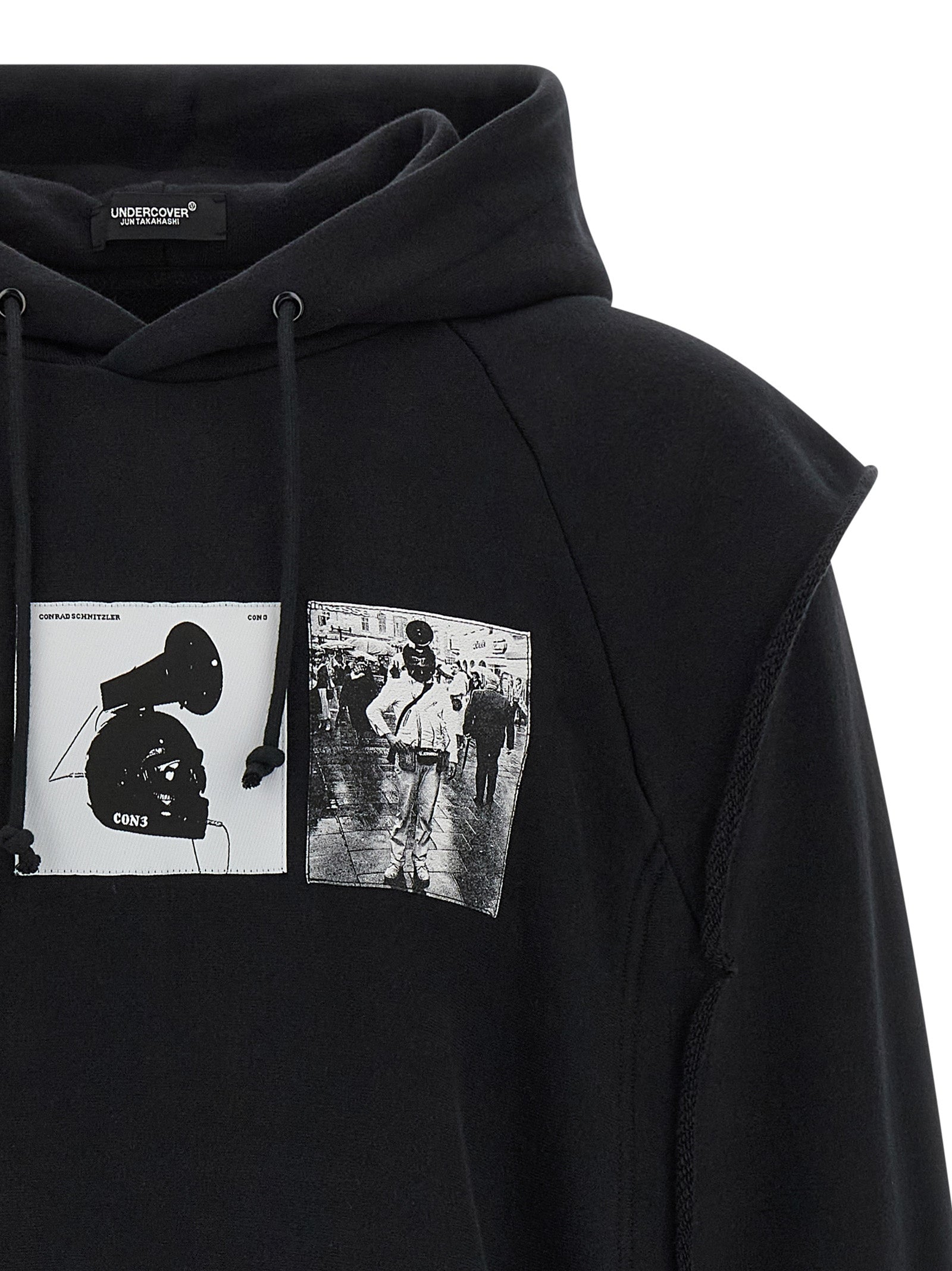 Undercover Black Cotton Sweatshirt