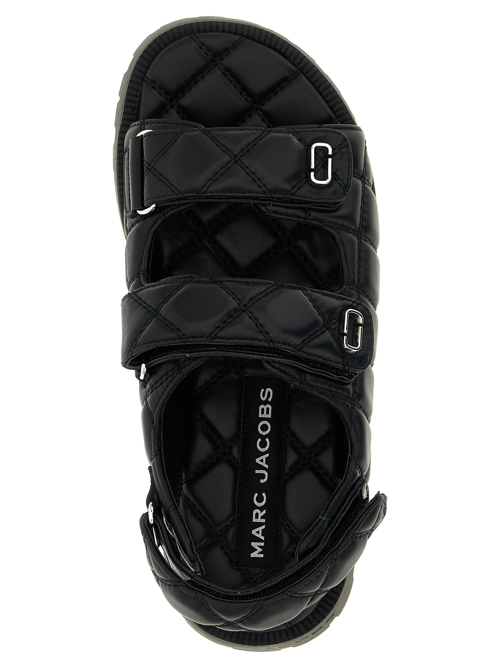 Marc Jacobs Black Lamb Leather Mid Heel Pumps