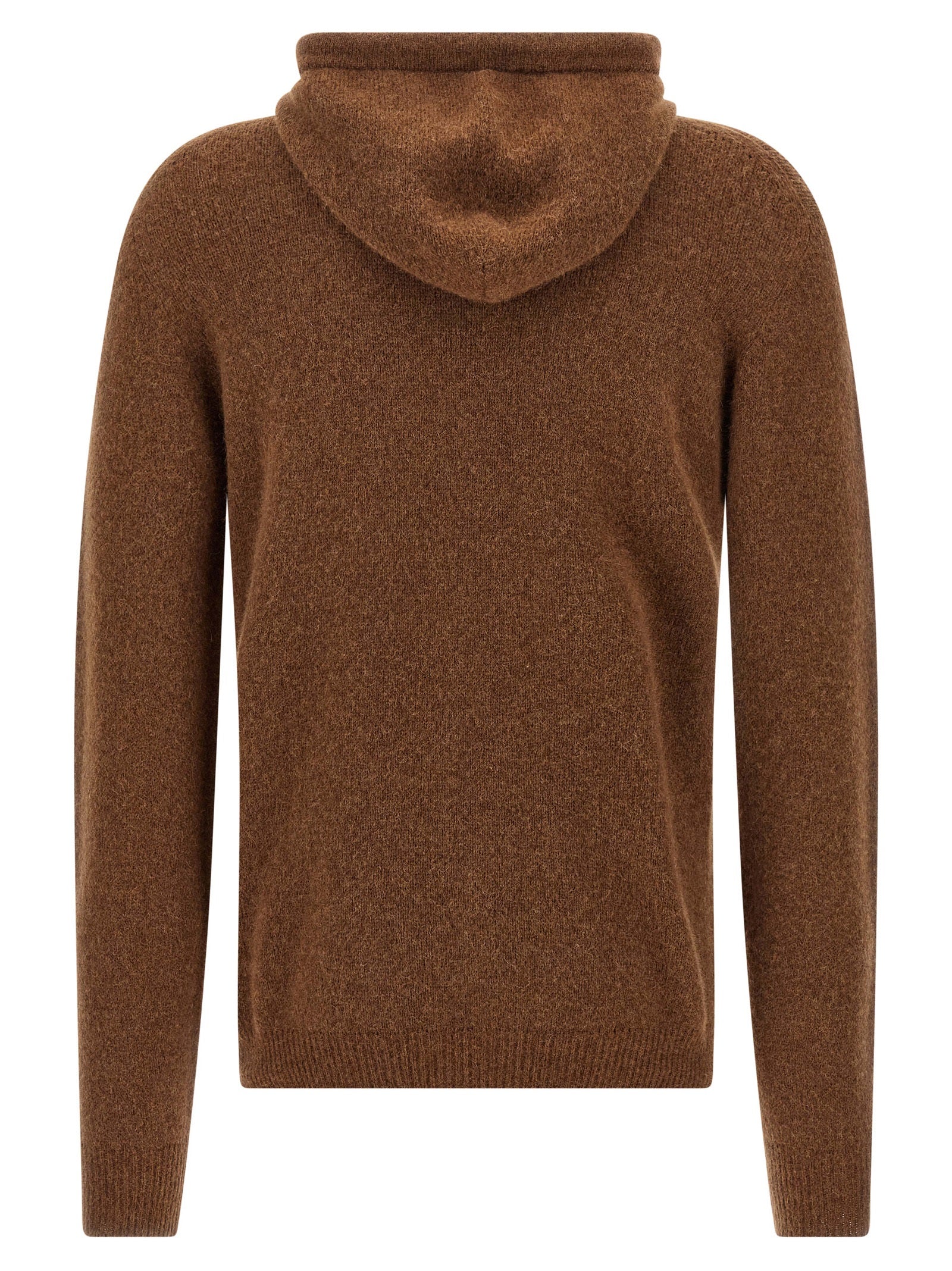 Roberto Collina Brown Virgin Wool Cardigan