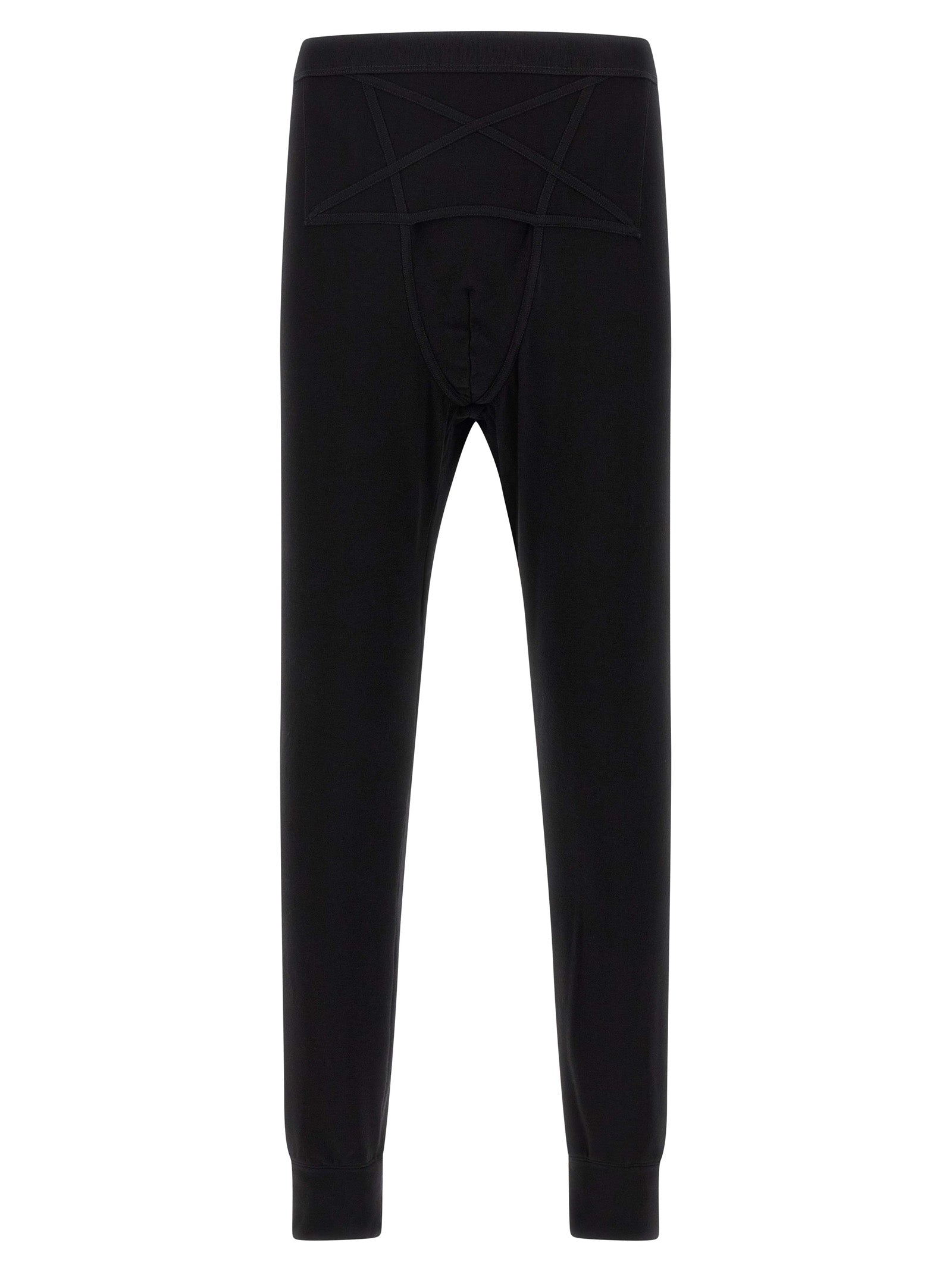 Rick Owens Black Wool Leggings