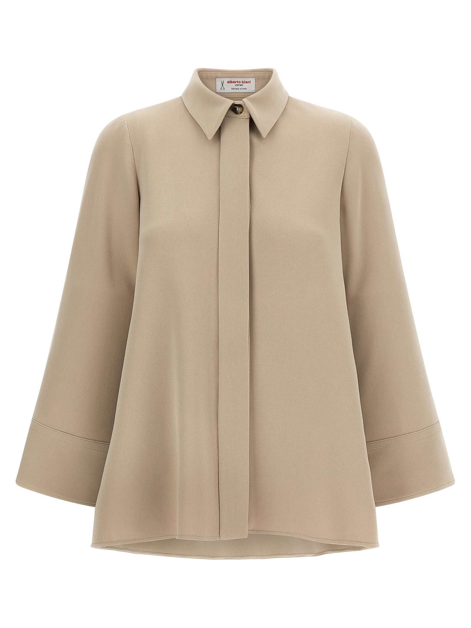 Alberto Biani Beige Triacetate Blouse