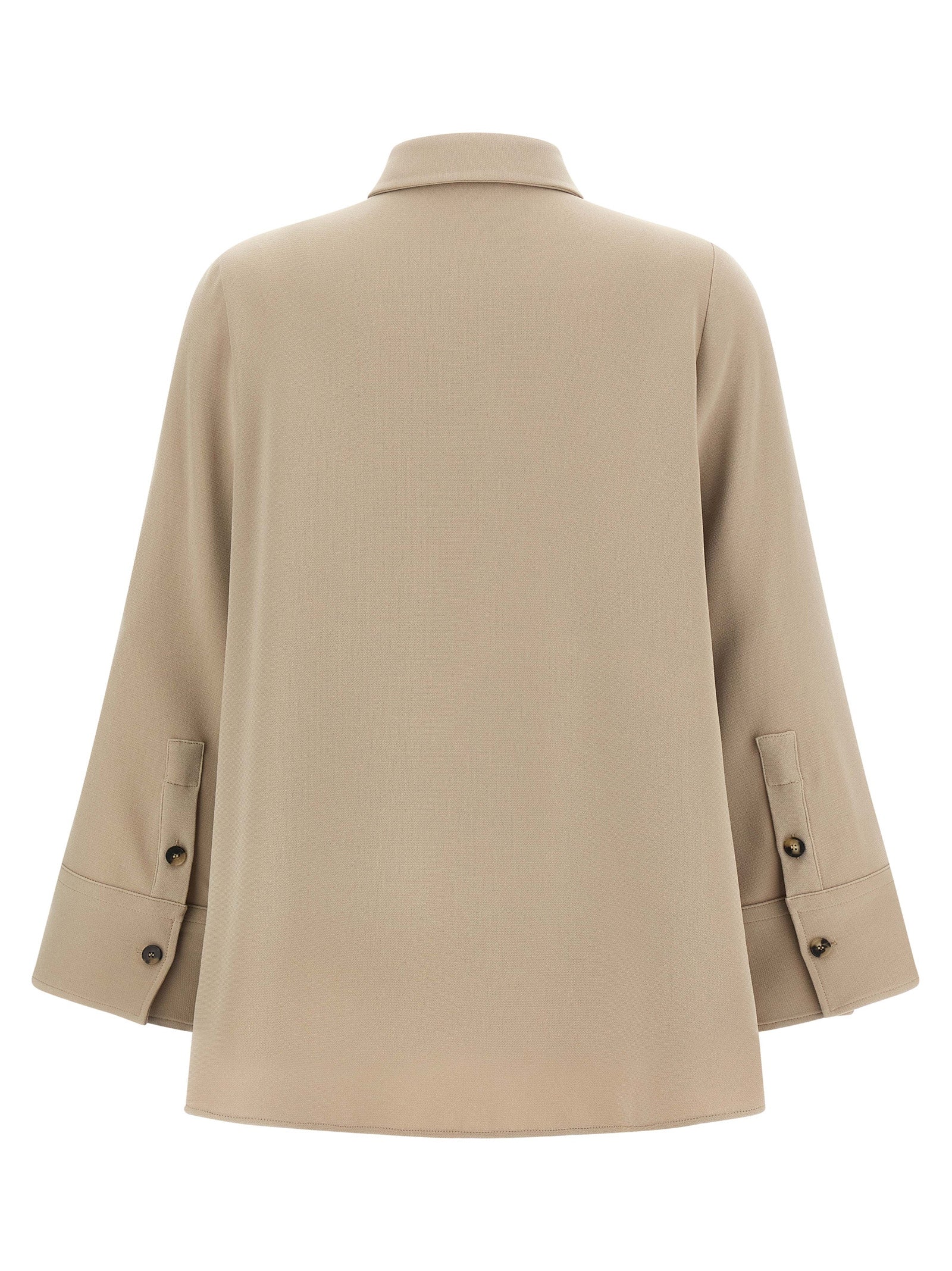 Alberto Biani Beige Triacetate Blouse