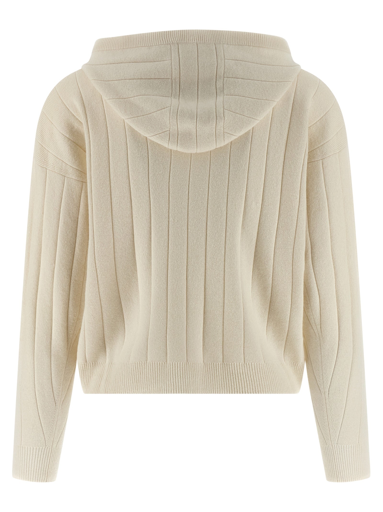 Max Mara White Cashmere Cardigan