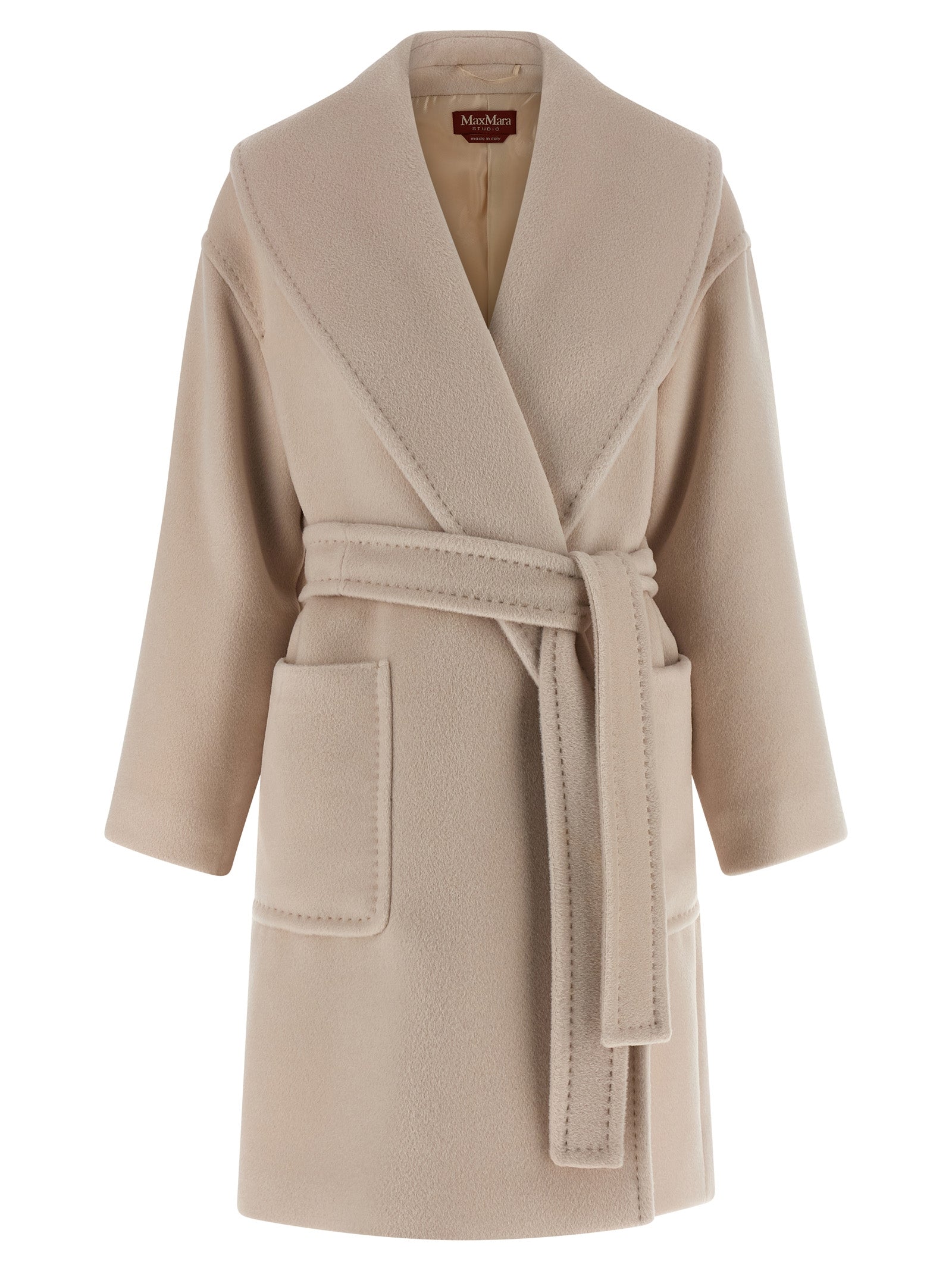 Max Mara Beige Wool Coat