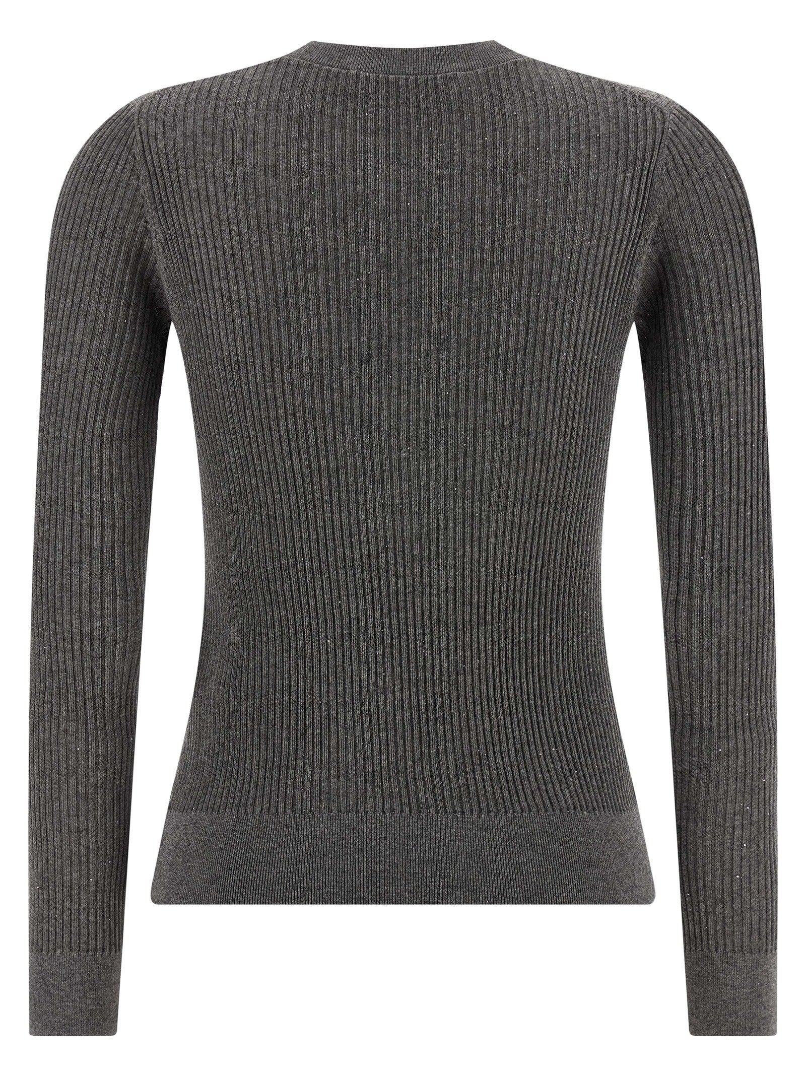 Max Mara Gray Silk Cardigan