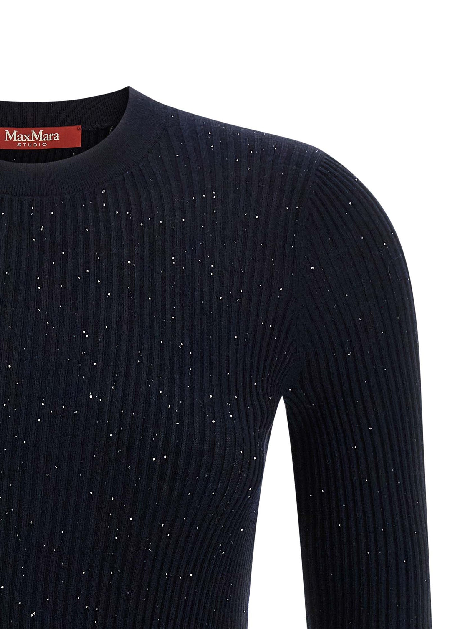 Max Mara Blue Silk Cardigan