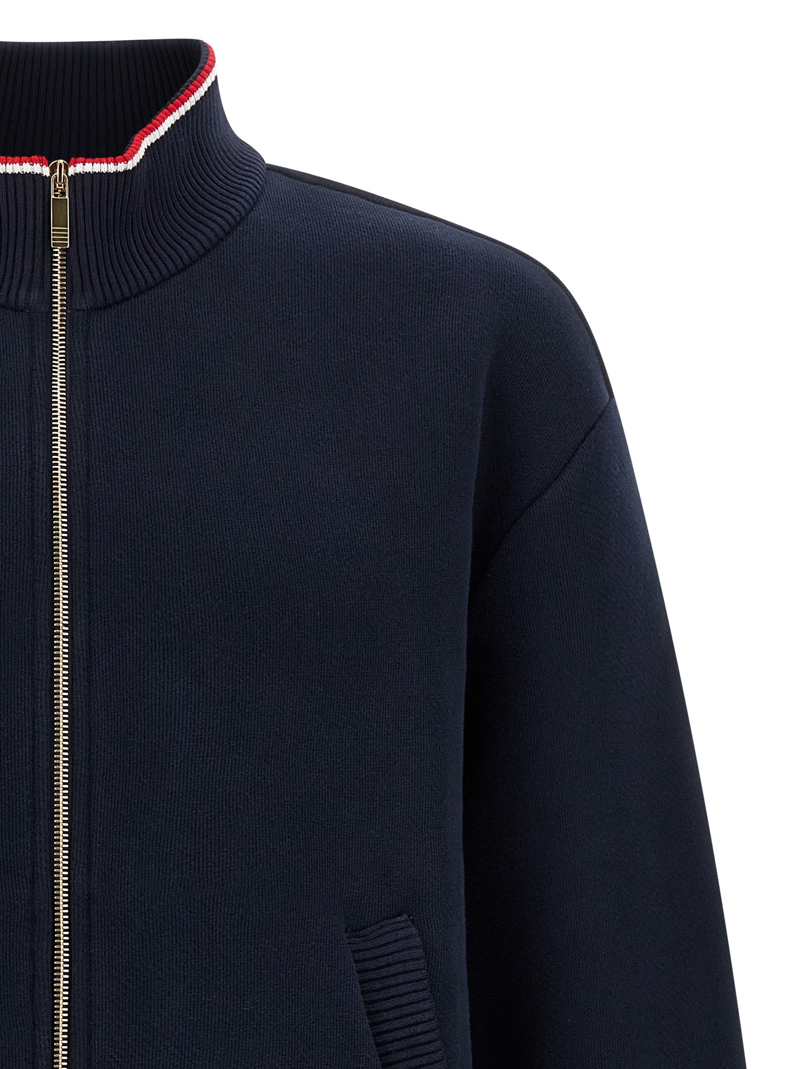 Thom Browne Blue Cotton Sweatshirt